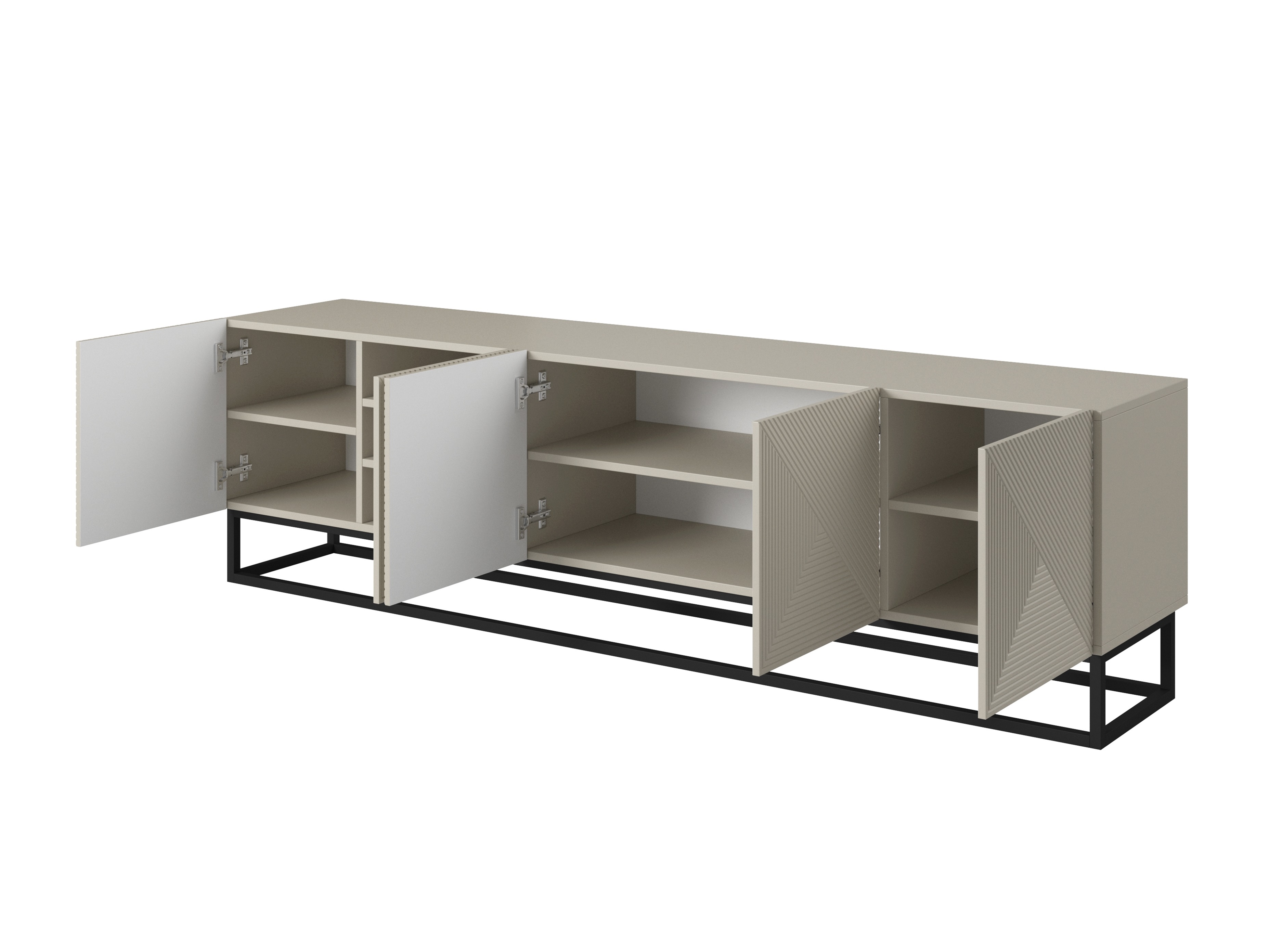 ТВ тумба Dortivi 105 (Кашемир + Чёрный)