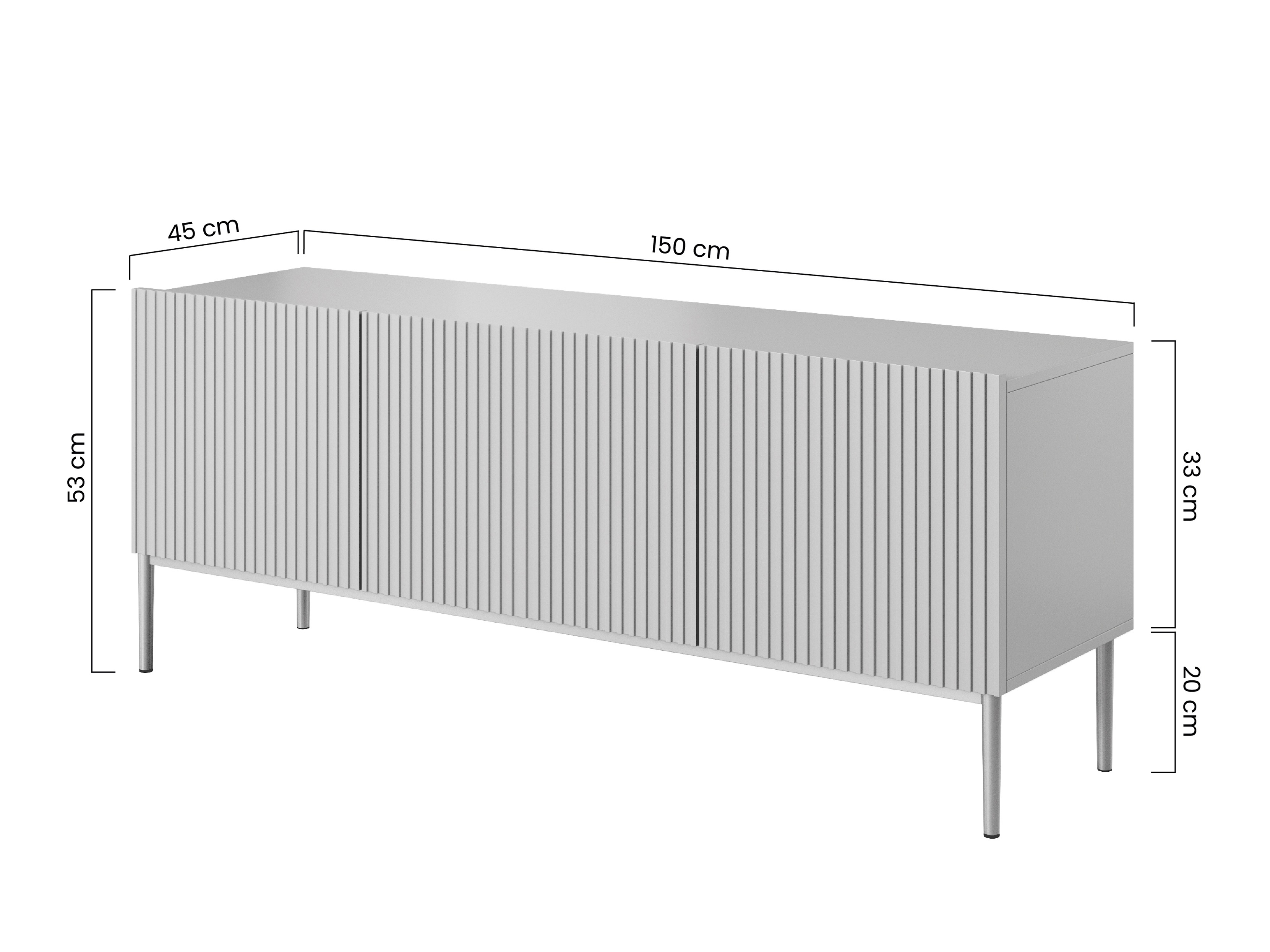 ТВ тумба Melfelu 107 (Бирюзовый)
