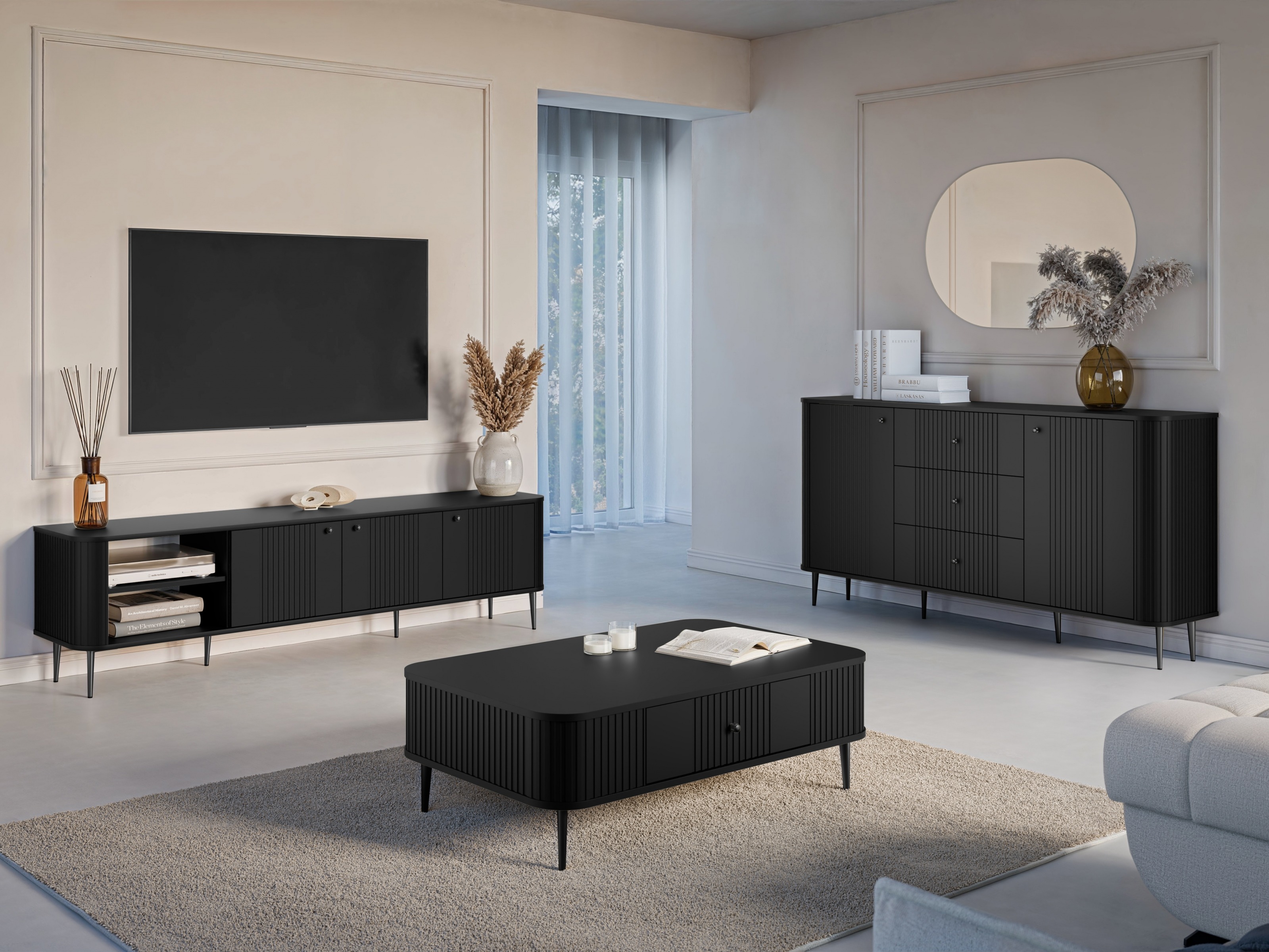 ТВ тумба Revtoru 101 (Чёрный)