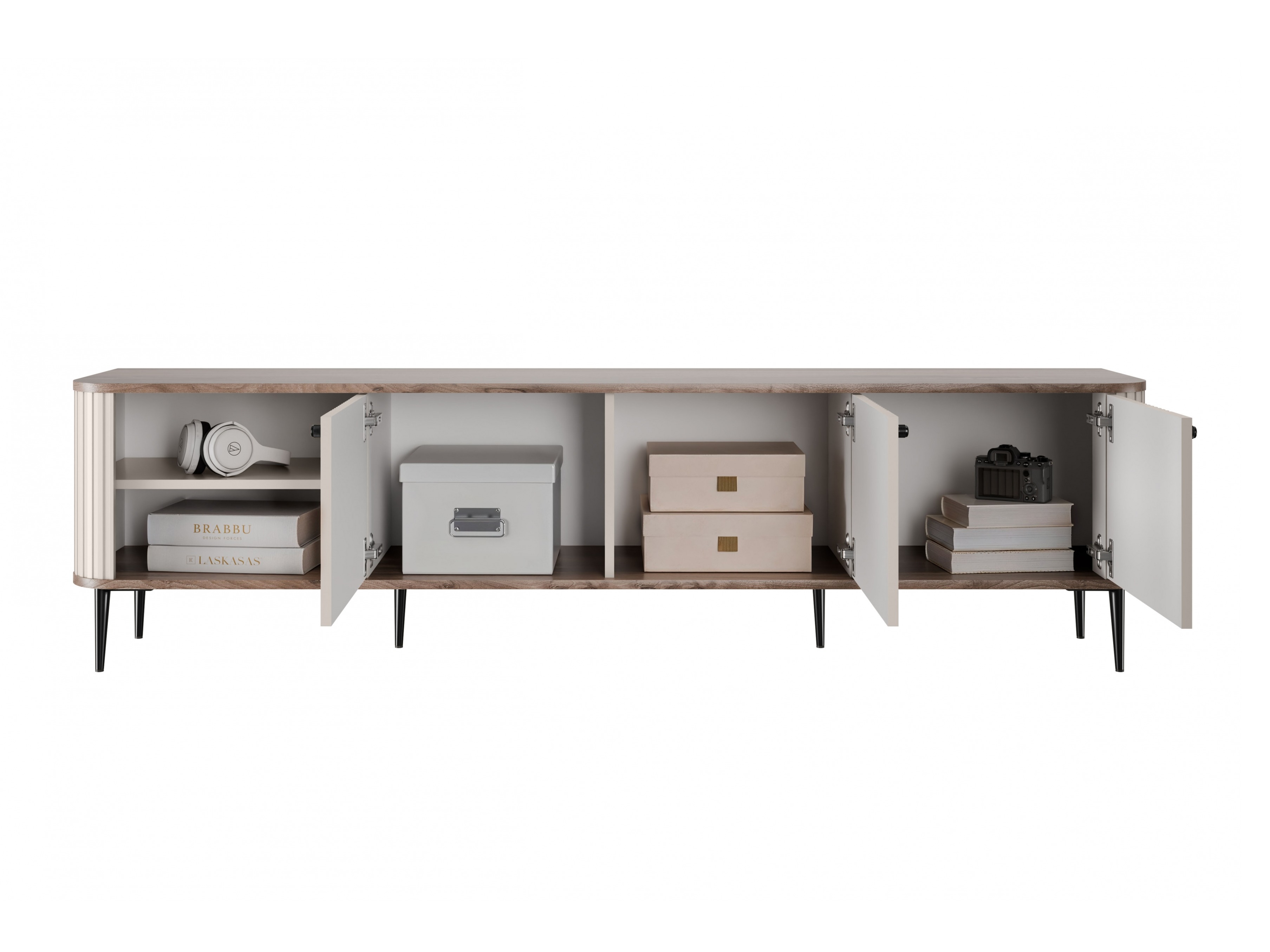 ТВ тумба Revtoru 101 (Кашемир + Орех)