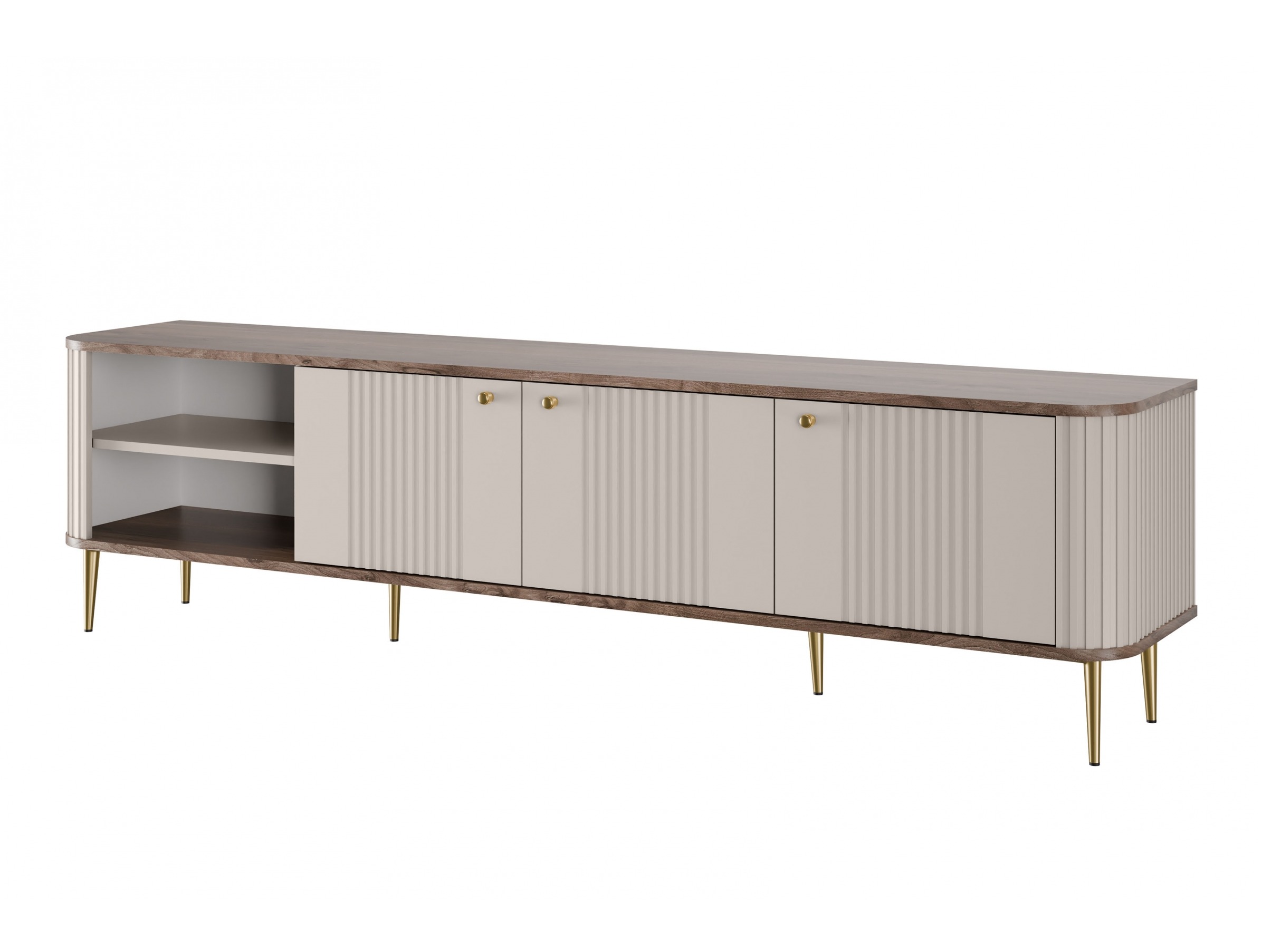 ТВ тумба Revtoru 101 (Кашемир + Орех)