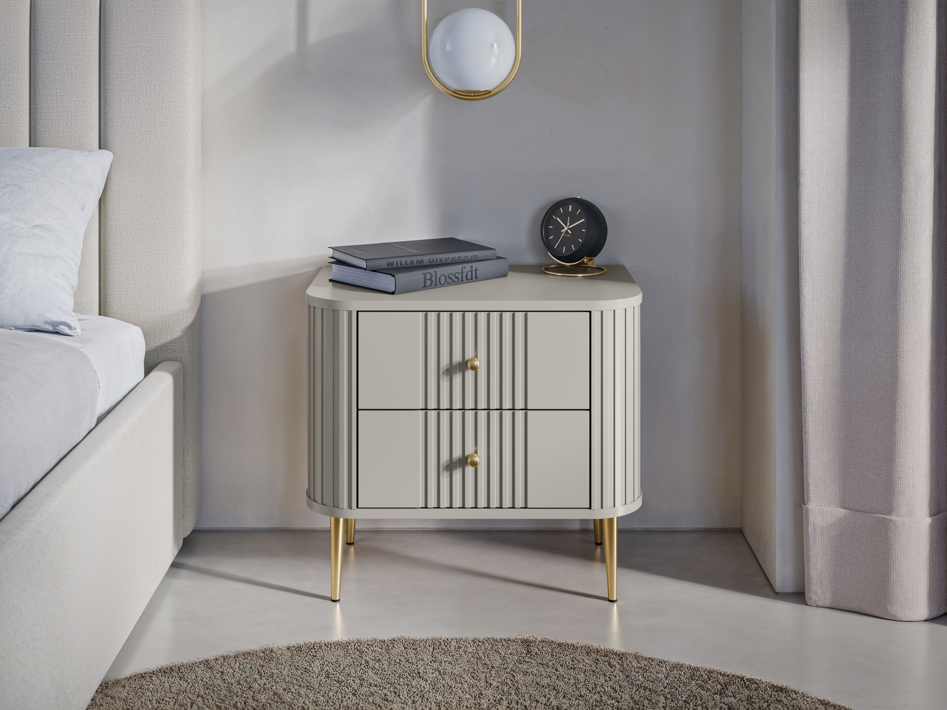 Комплект прикроватных тумбочек Revtoru 106 (Кашемир)