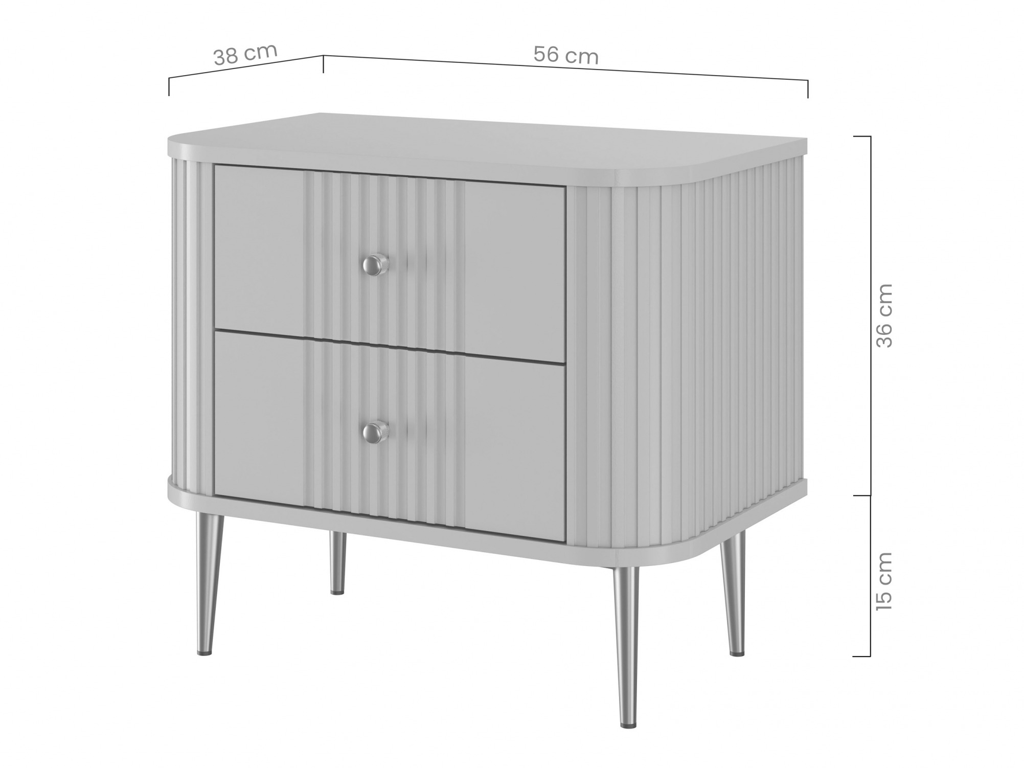 Комплект прикроватных тумбочек Revtoru 106 (Кашемир)