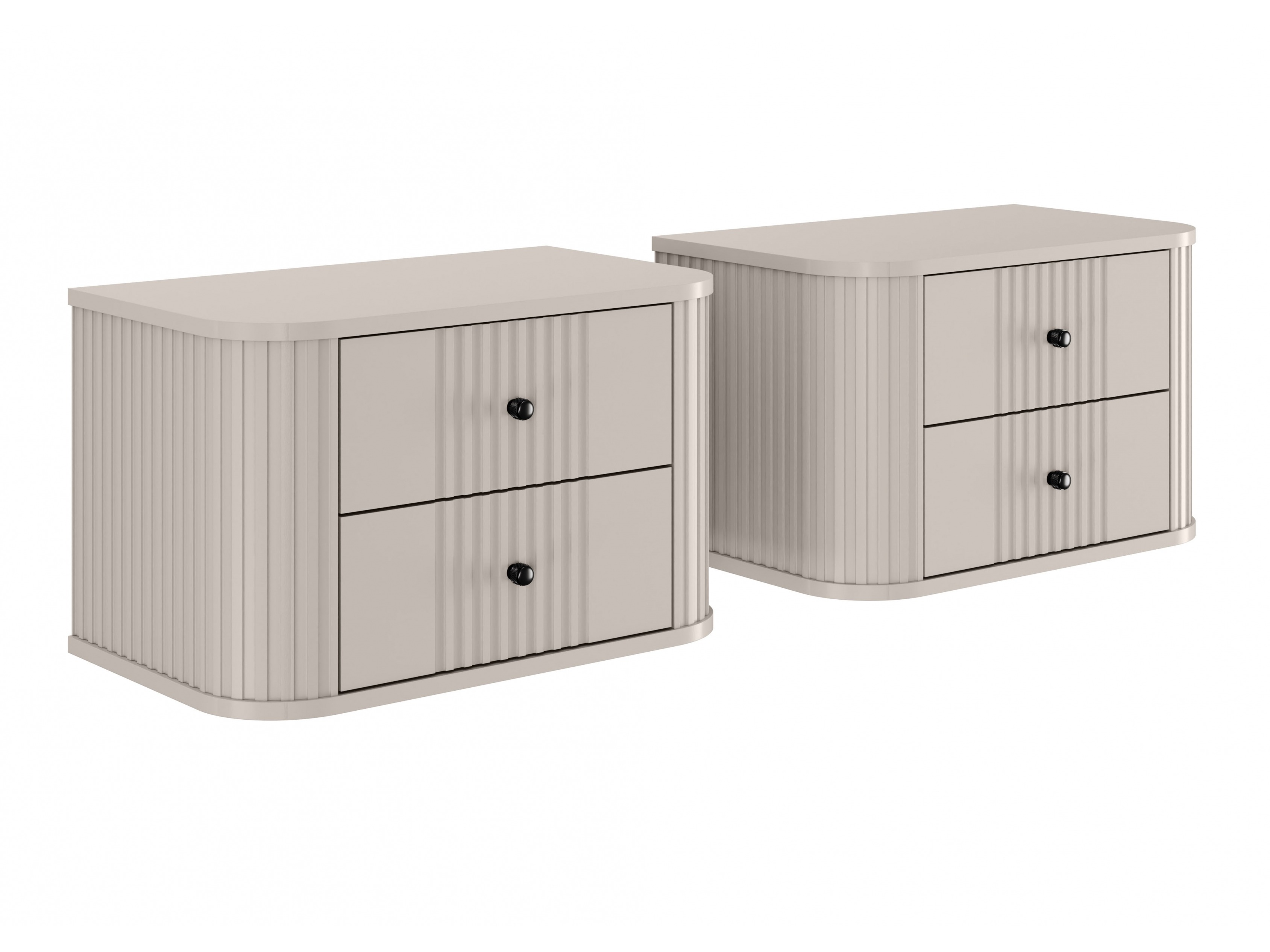 Комплект прикроватных тумбочек Revtoru 107 (Кашемир)