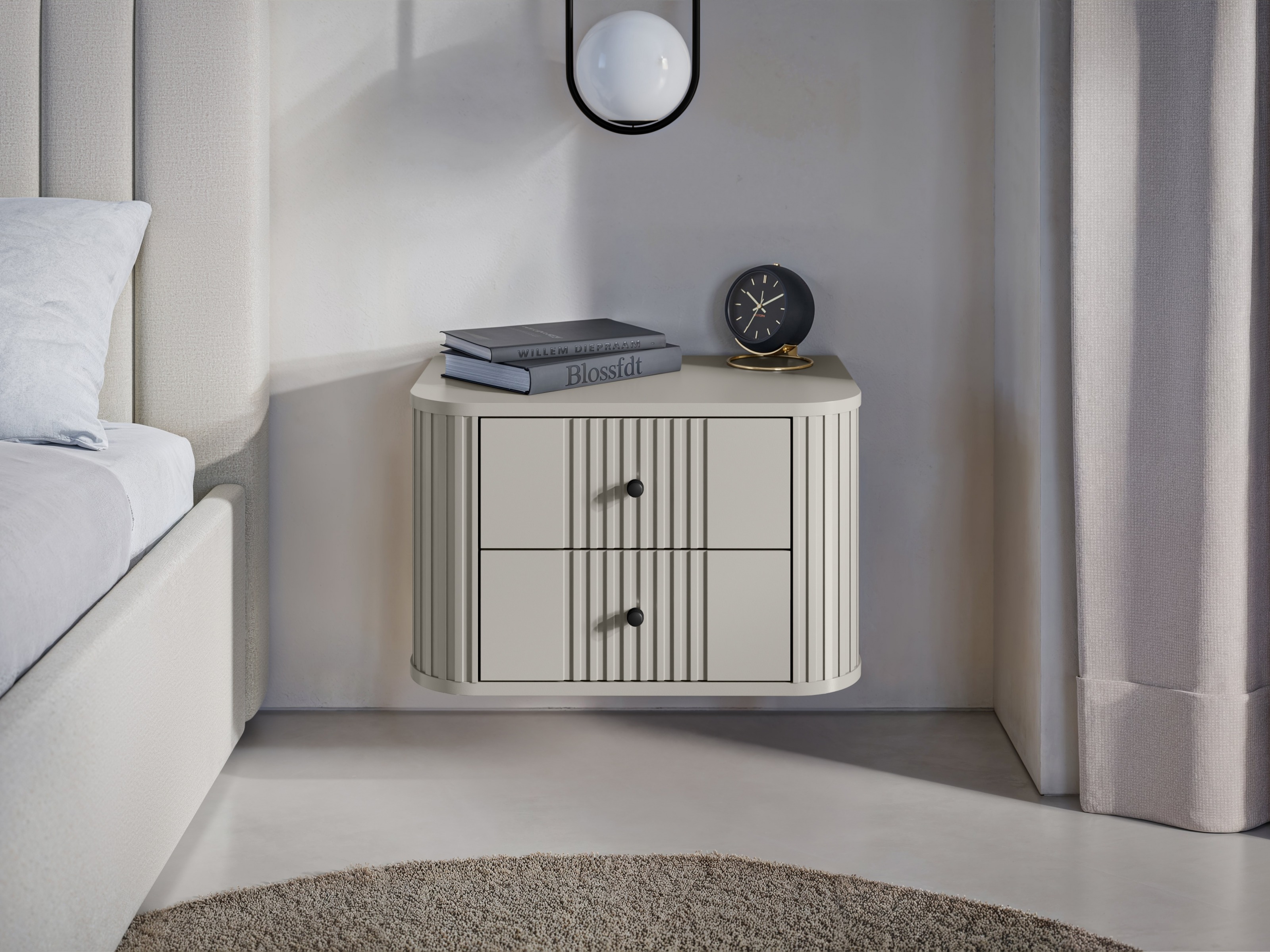 Комплект прикроватных тумбочек Revtoru 107 (Кашемир)