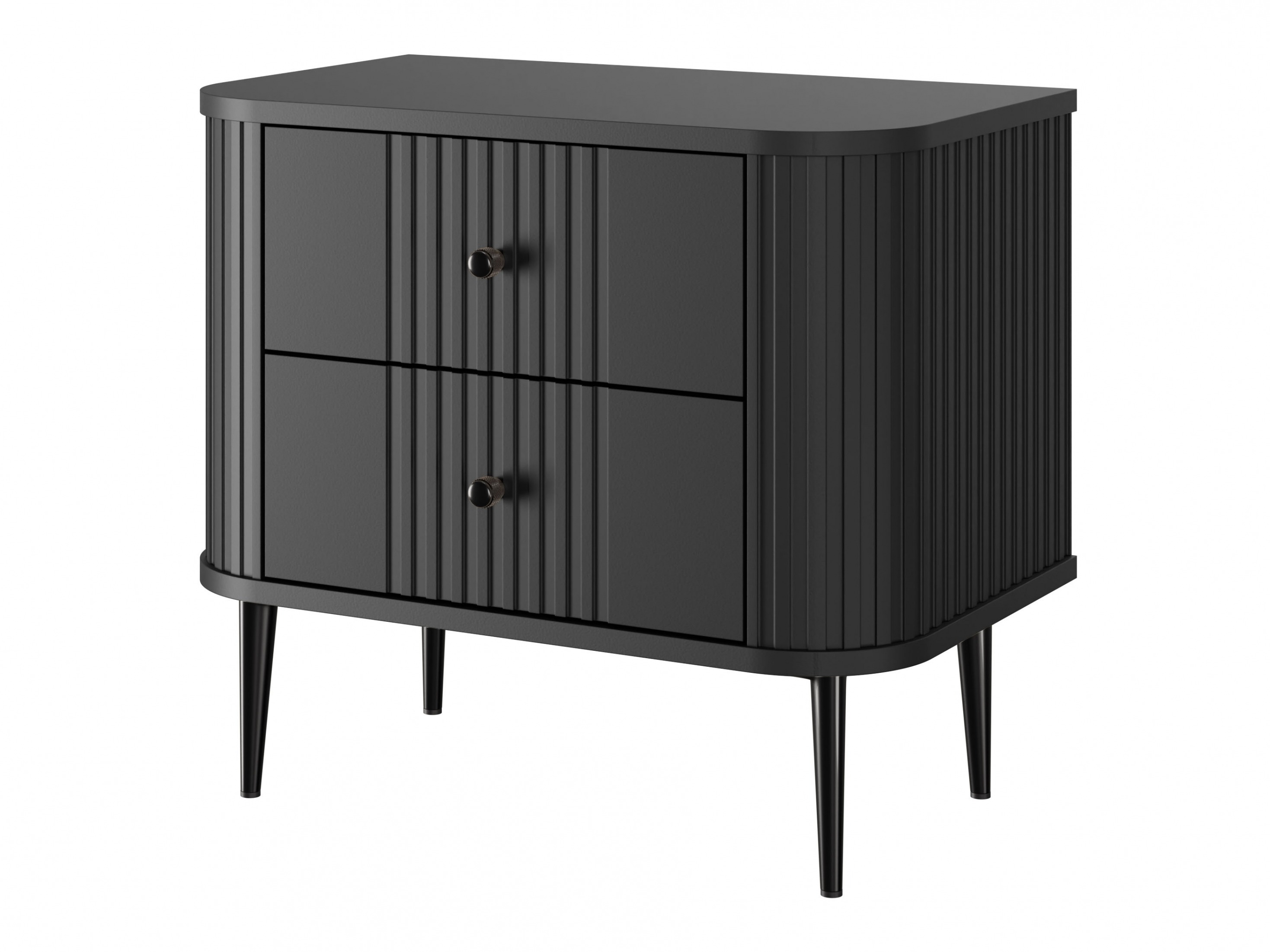 Naktsgaldiņu komplekts Revtoru 106 (Melns)