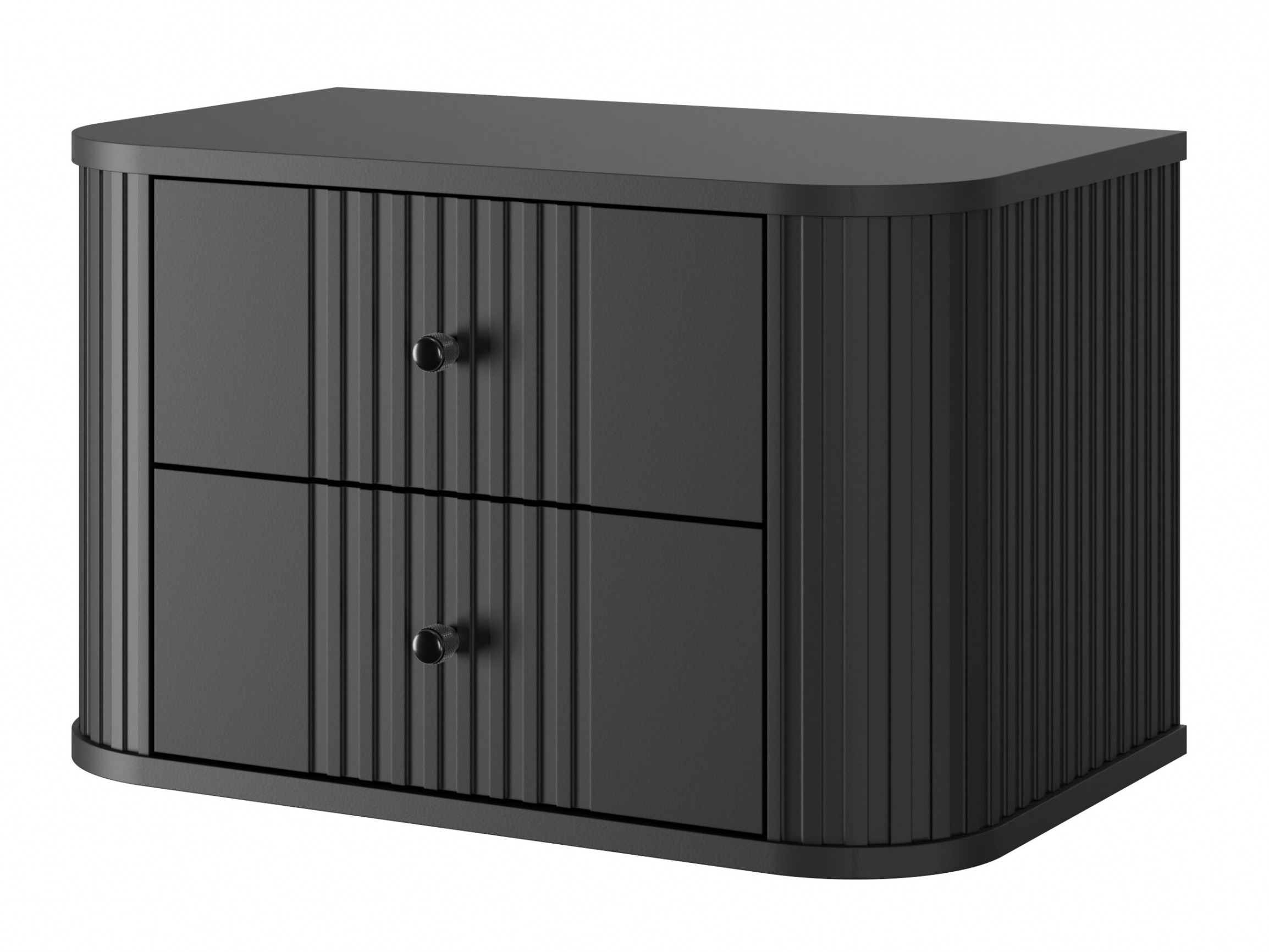 Naktsgaldiņu komplekts Revtoru 107 (Melns)