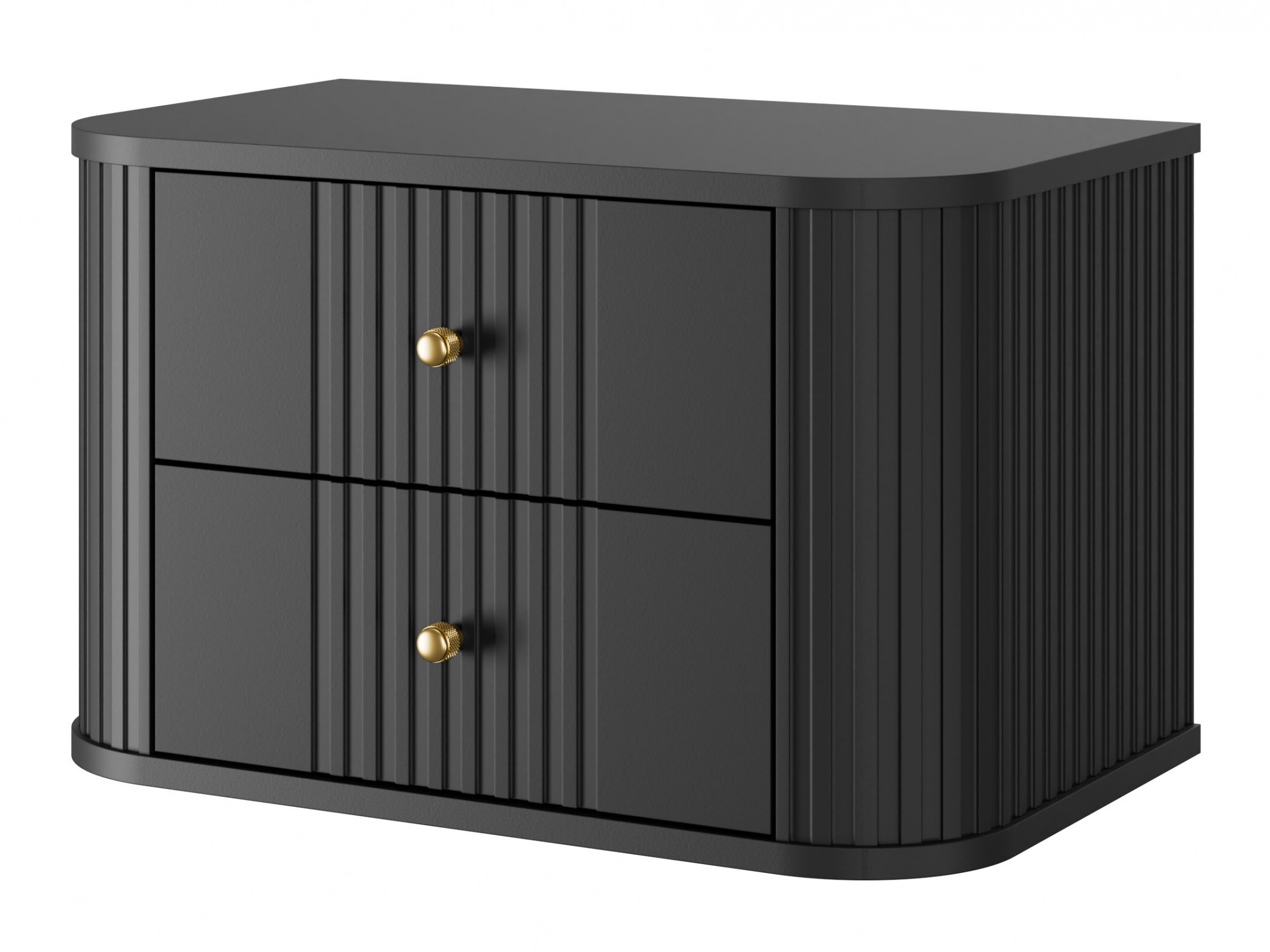 Naktsgaldiņu komplekts Revtoru 107 (Melns)