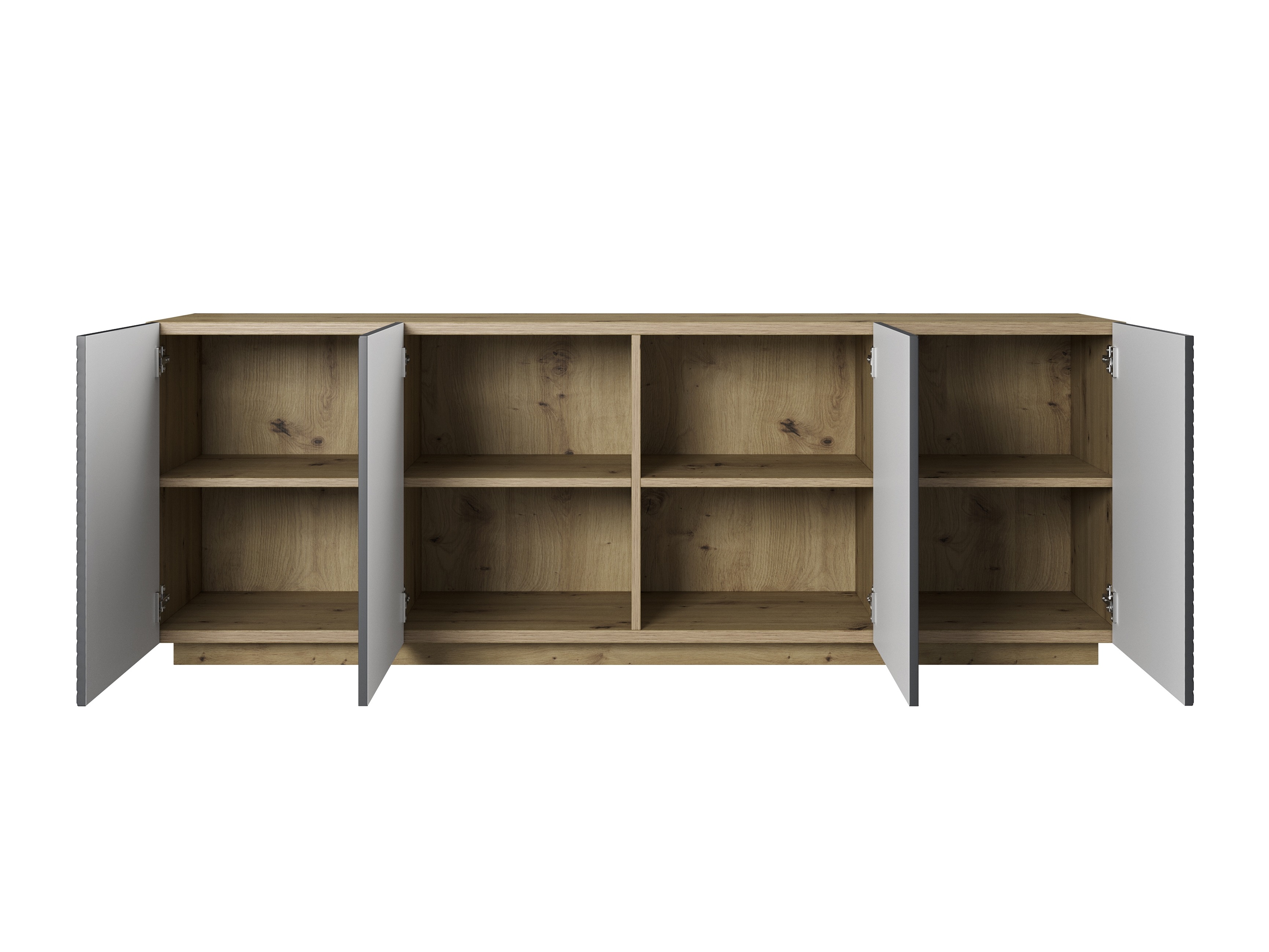 Шкафчик Dortivi 110 (Artisan дуб + Матовый серый)