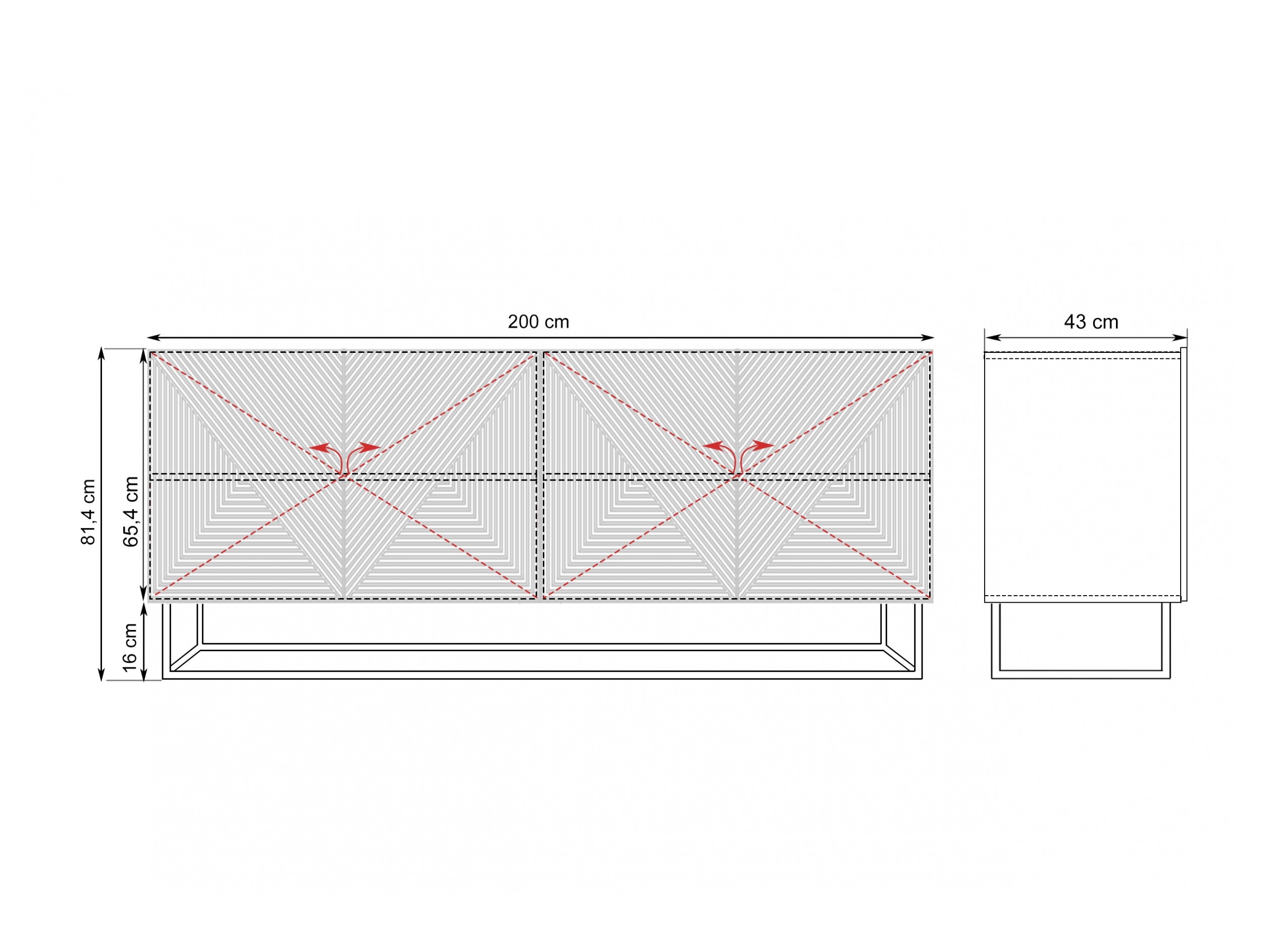 Шкафчик Dortivi 111 (Artisan дуб + Матовый серый)