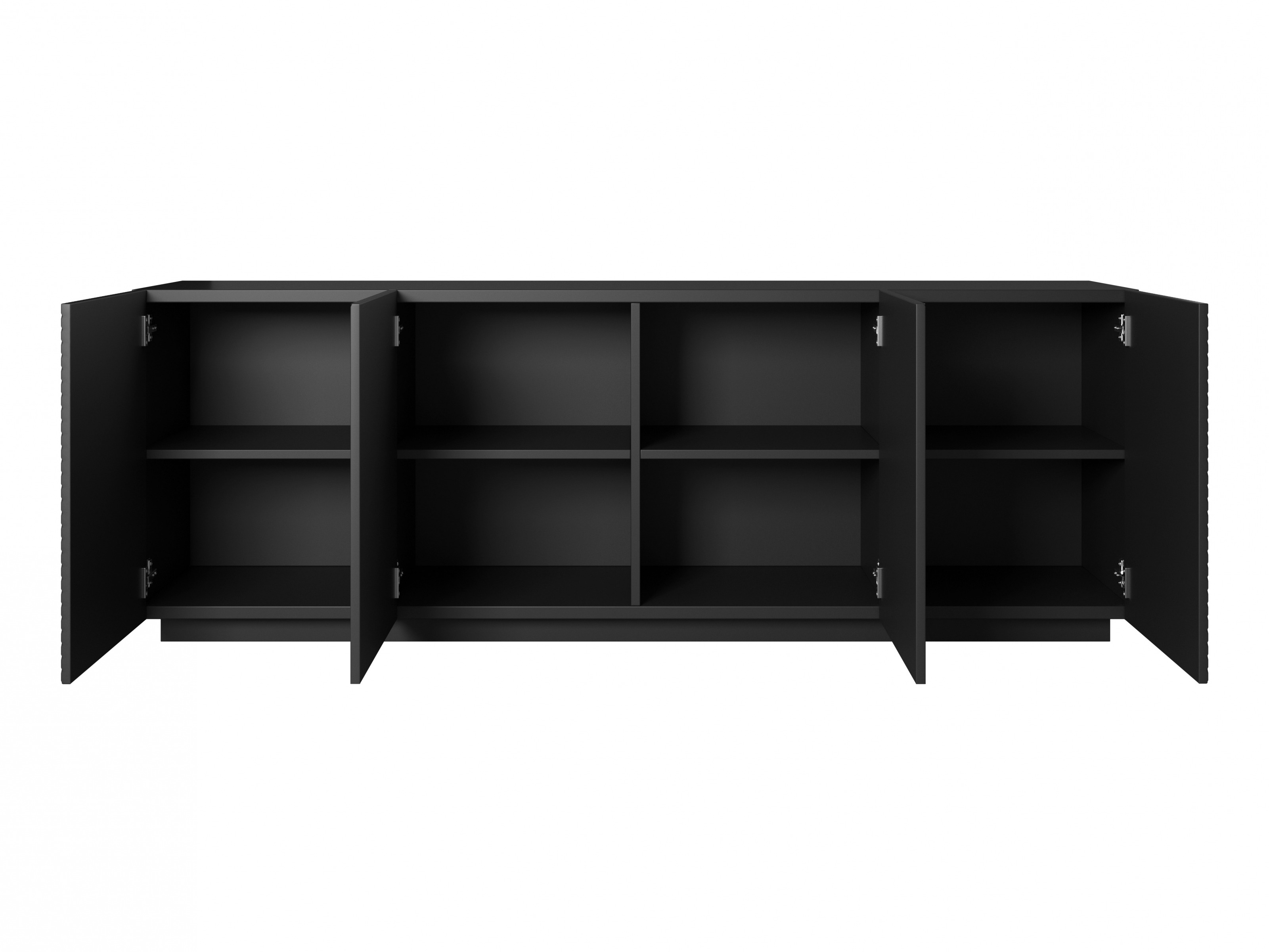 Skapis Dortivi 110 (Matēts melns)