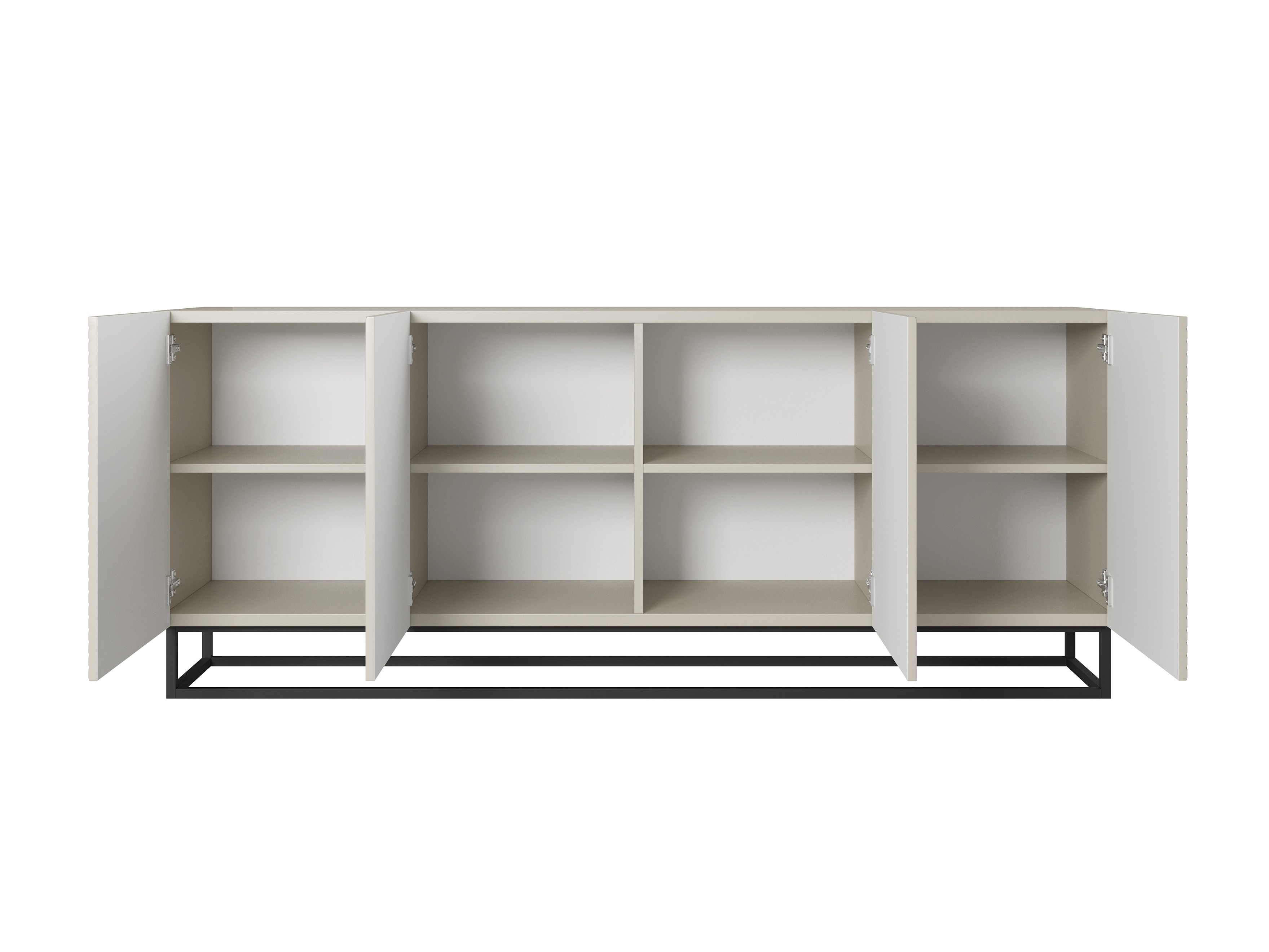 Skapis Dortivi 111 (Kašmirs + Melns)