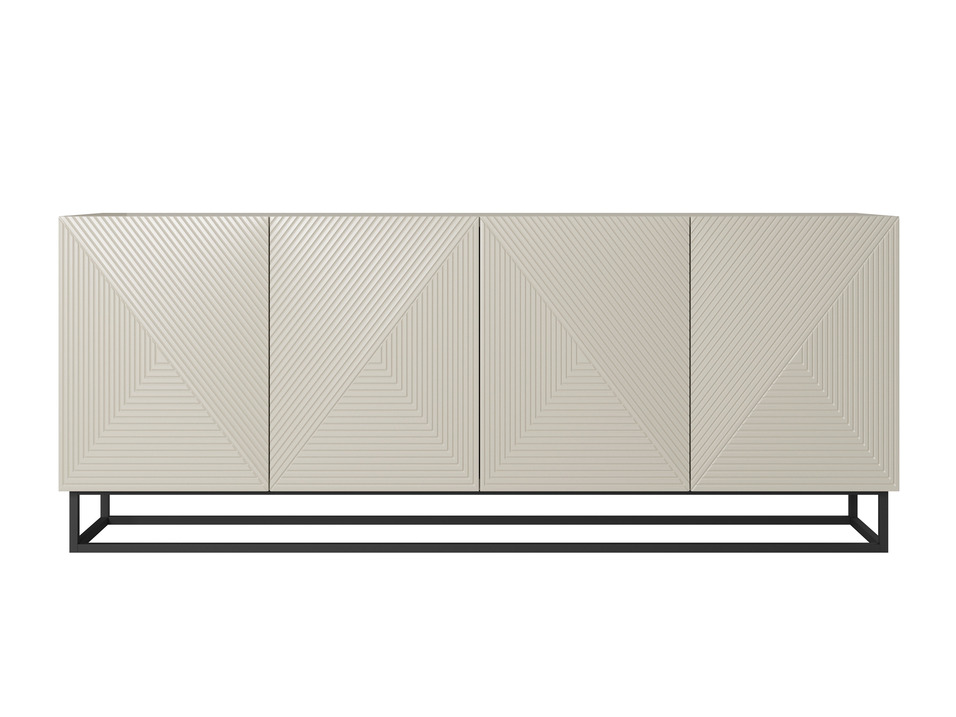 Skapis Dortivi 111 (Kašmirs + Melns)