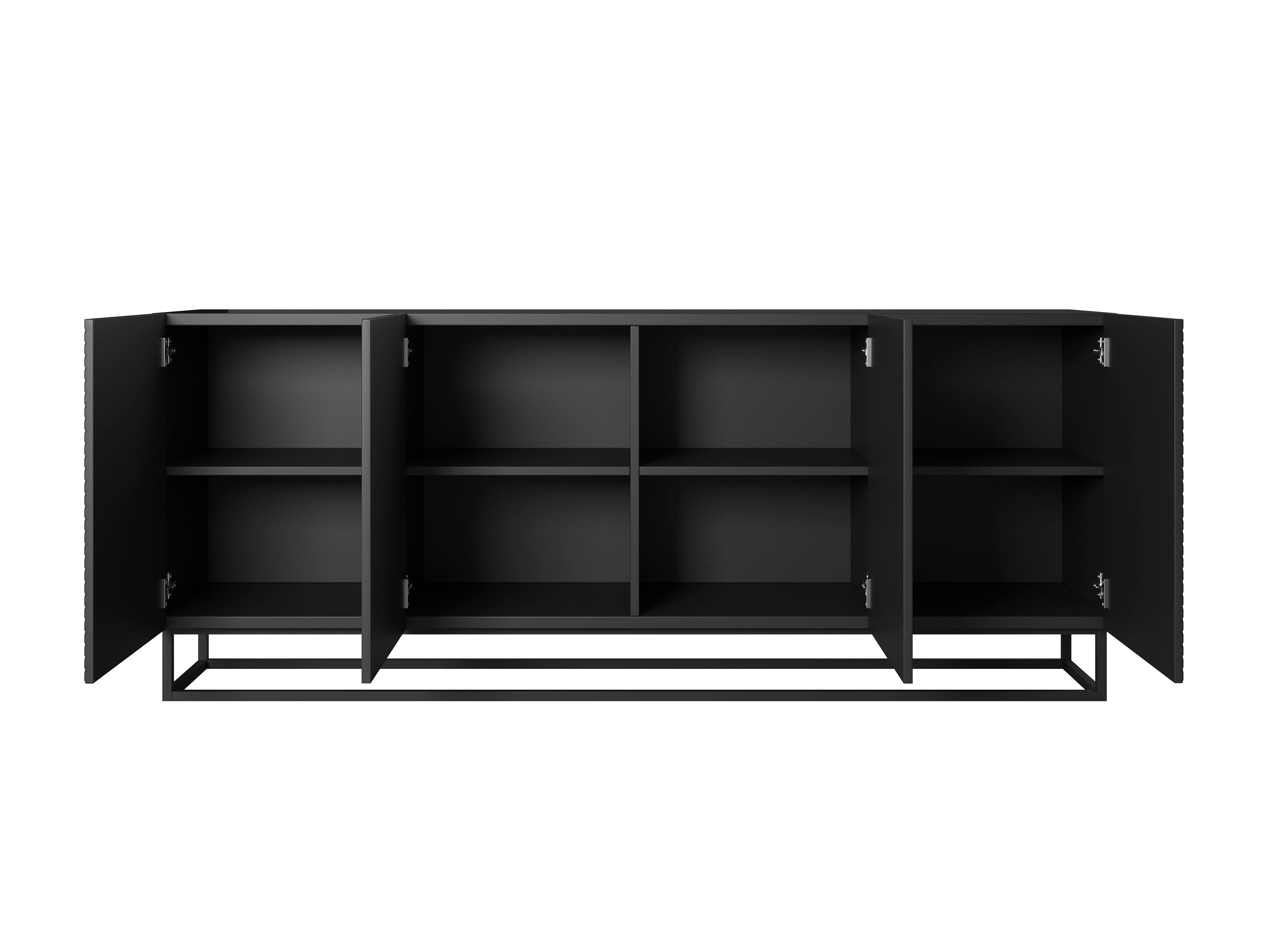 Skapis Dortivi 111 (Matēts melns)