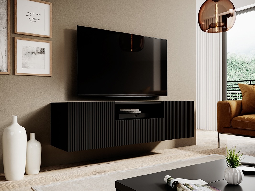 TV galds Melfelu 108 (Melns)