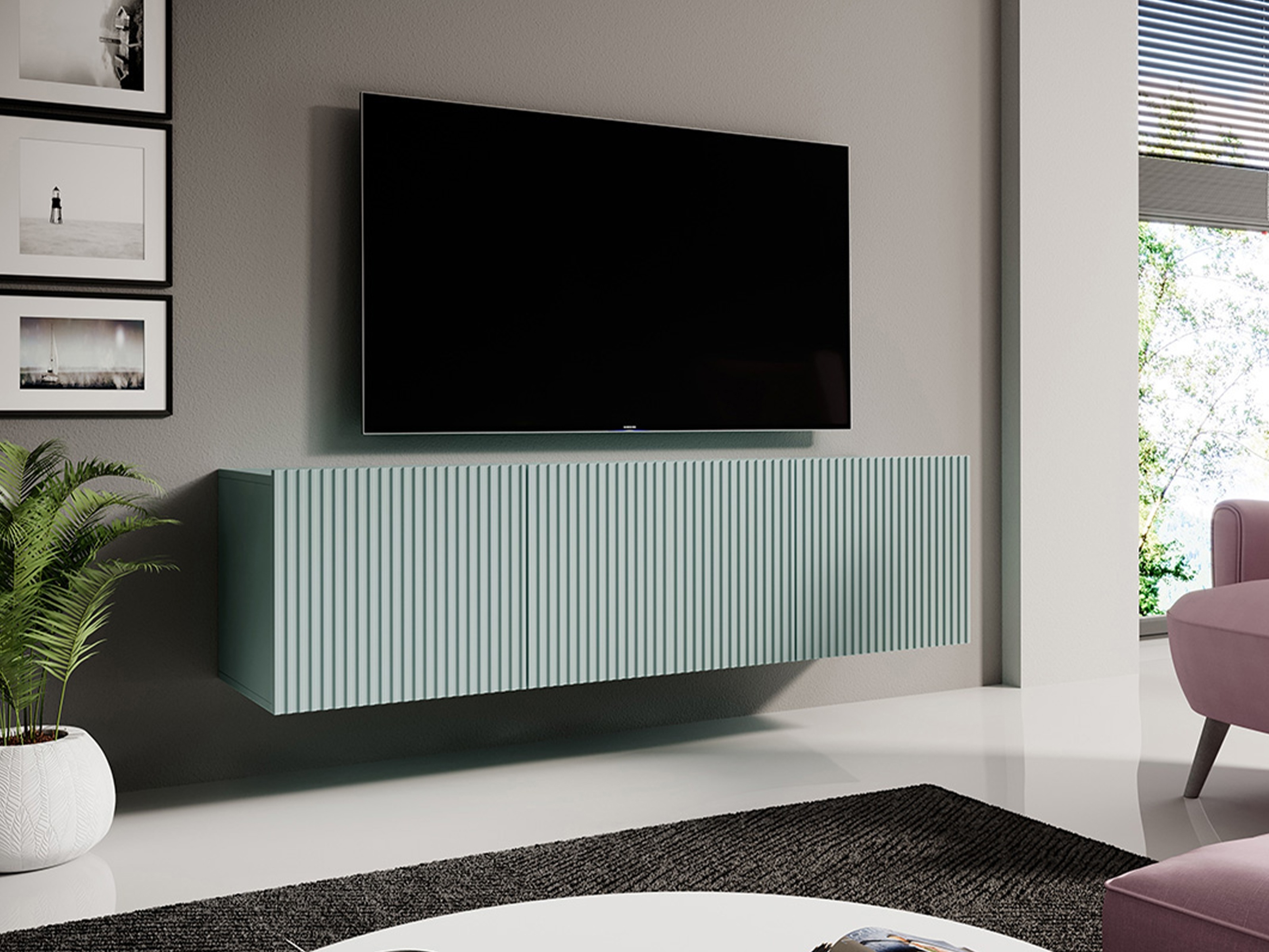 TV galds Melfelu 109 (Tirkīzs)