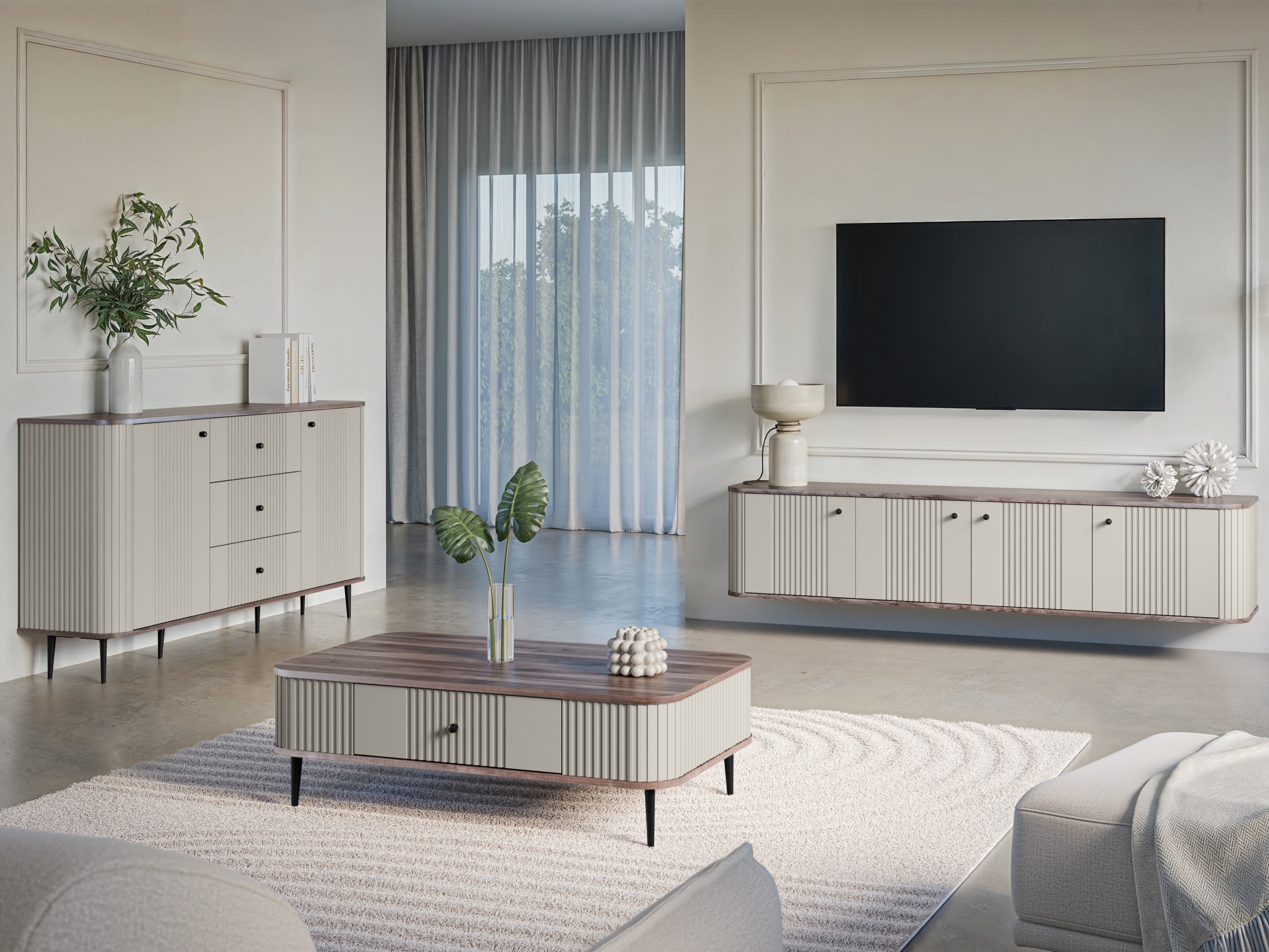 TV galds Revtoru 104 (Kašmirs + Rieksts)