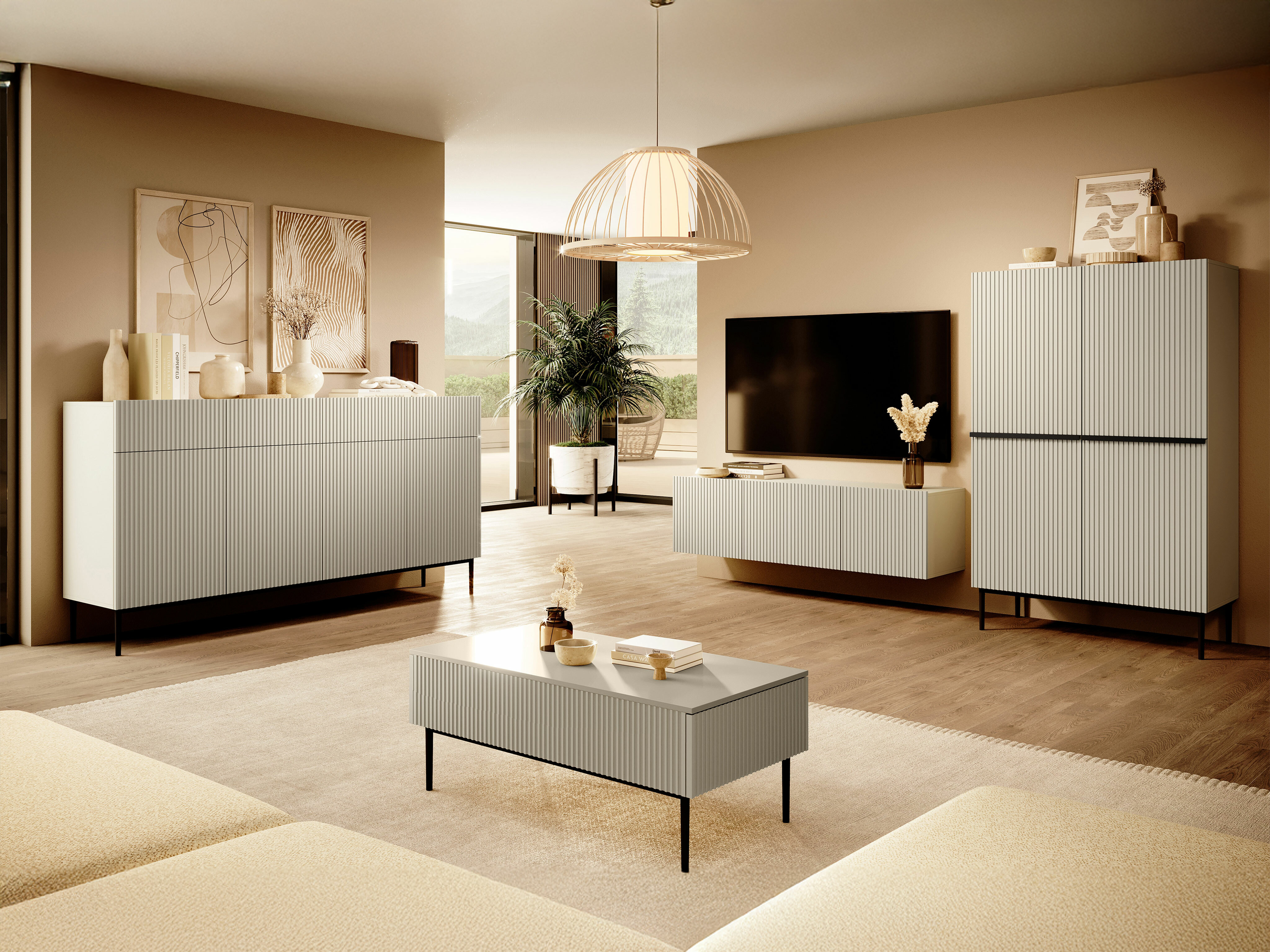 ТВ тумба Melfelu 109 (Кашемир)