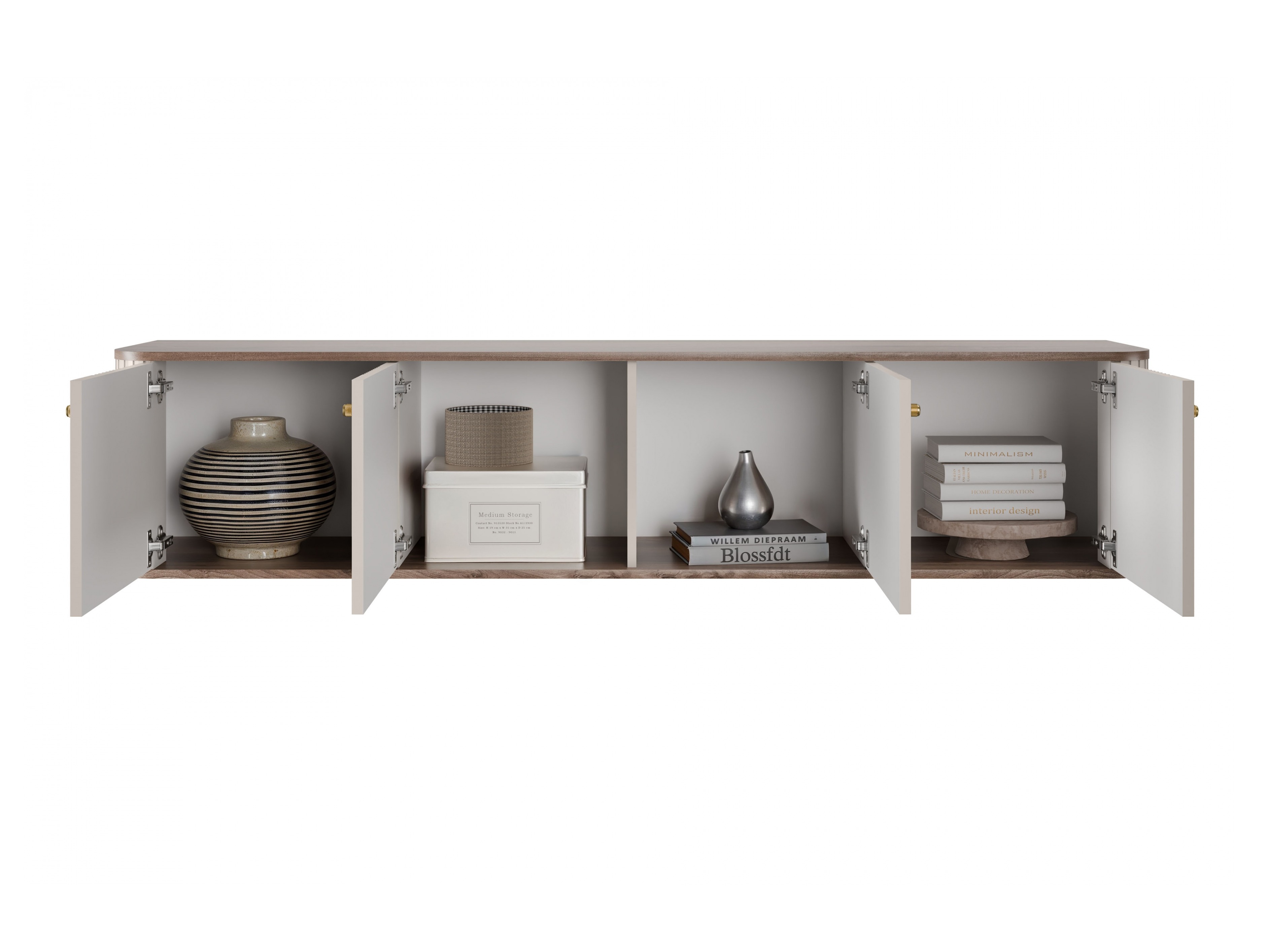 ТВ тумба Revtoru 104 (Кашемир + Орех)