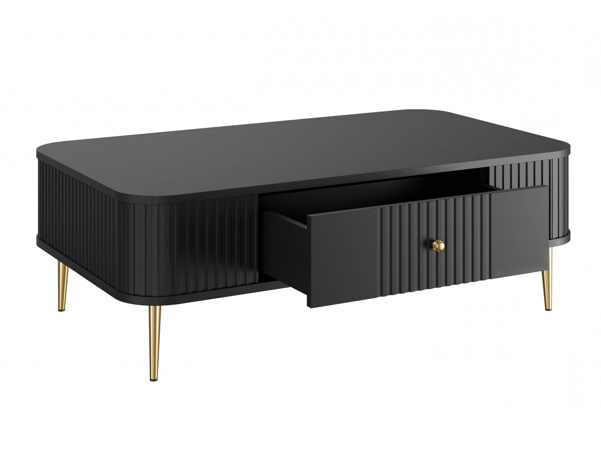 Žurnālu galdiņš Revtoru 105 (Melns)