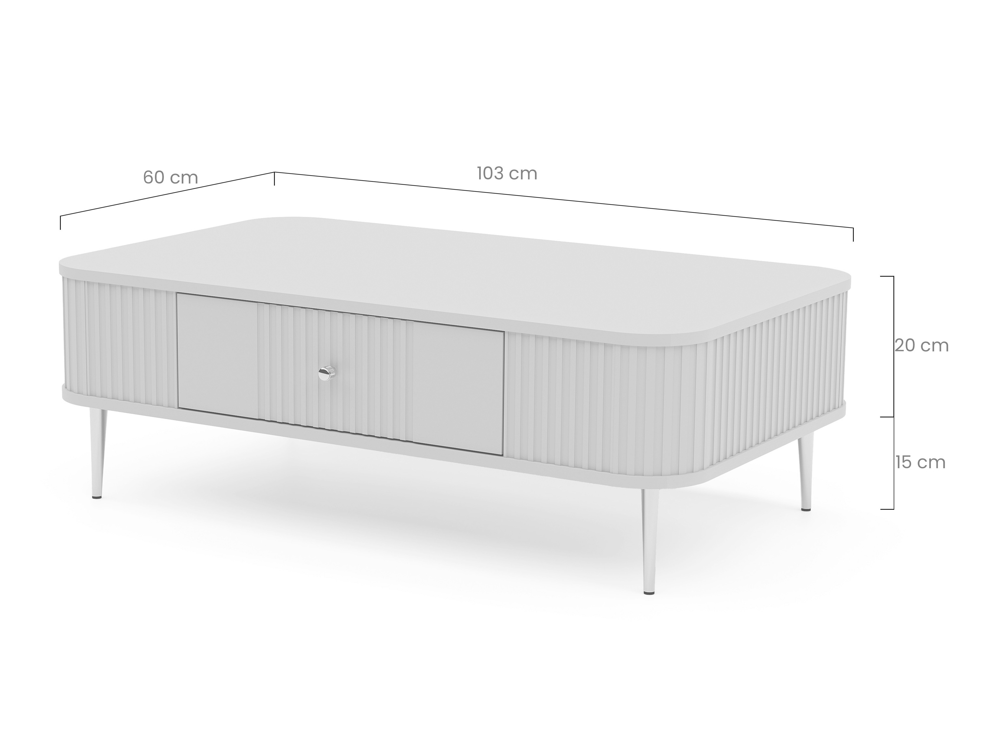 Žurnālu galdiņš Revtoru 105 (Melns)