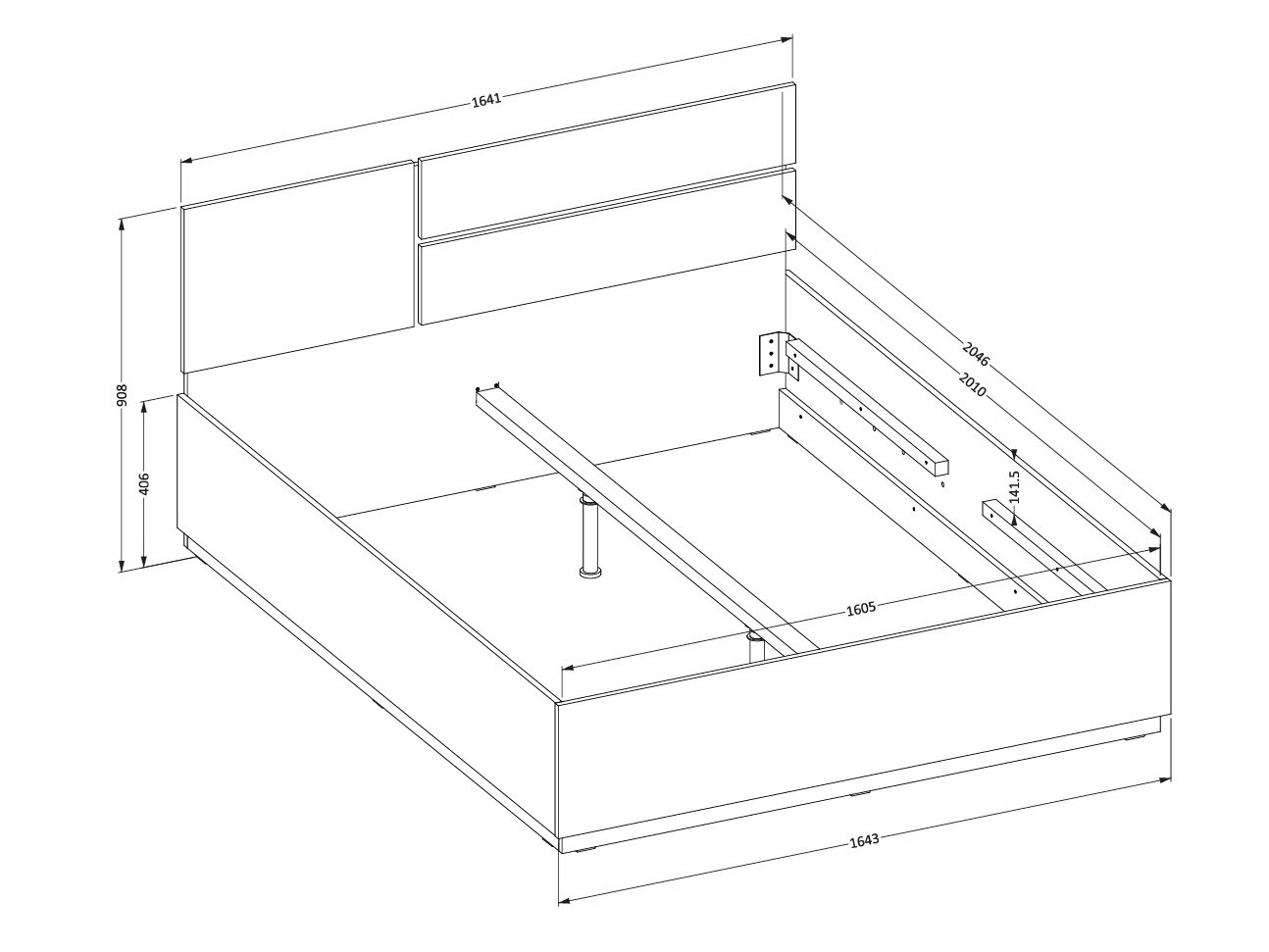 Кровать Alfere 123 (Зелёный)