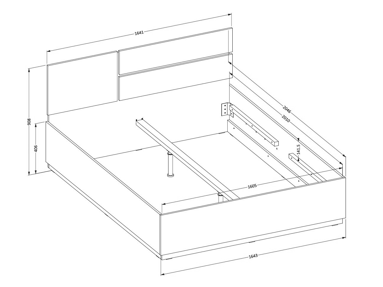 Кровать Alfere 123 (Зелёный)