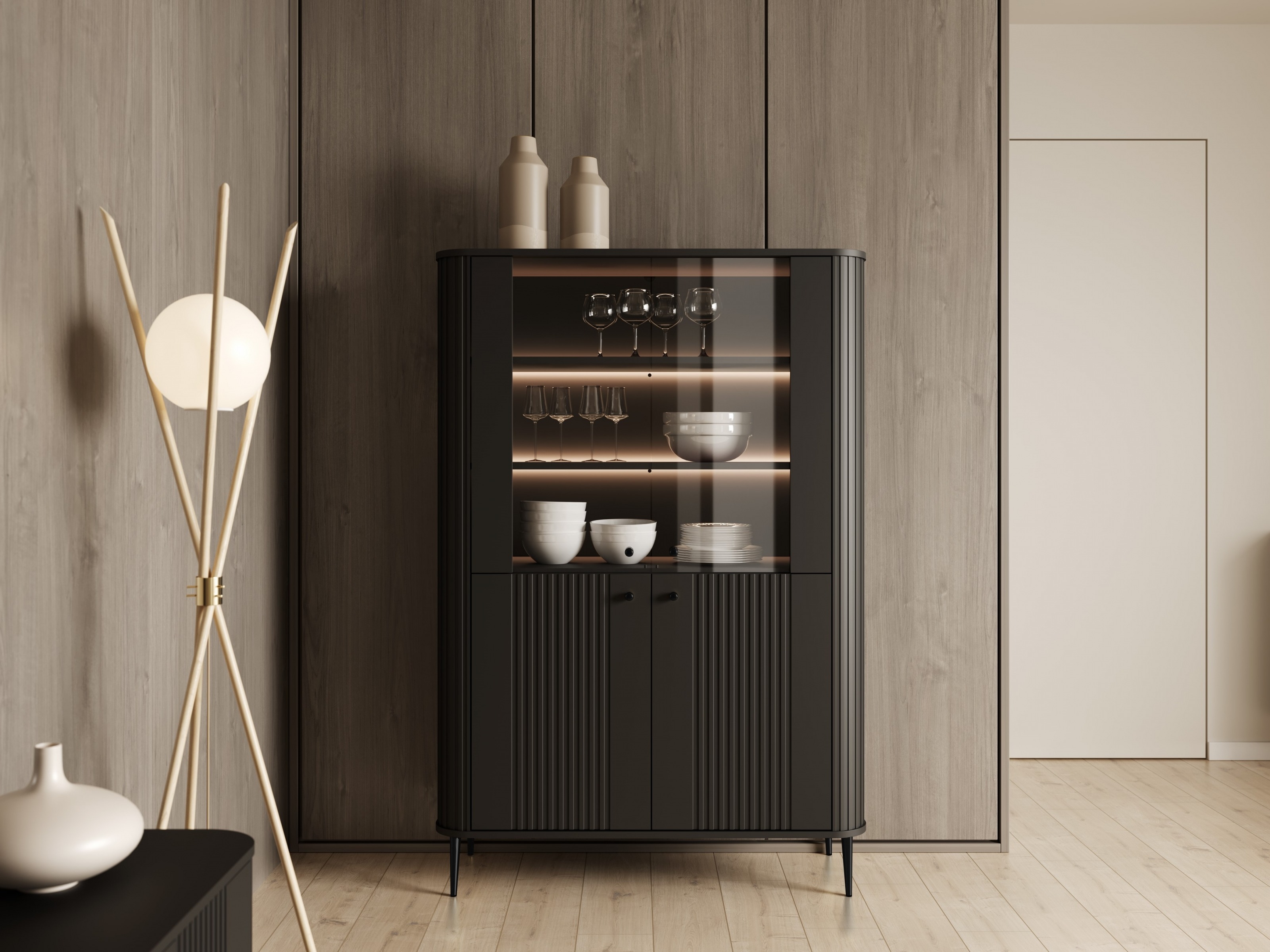 Plaukts Revtoru 108 (Melns)