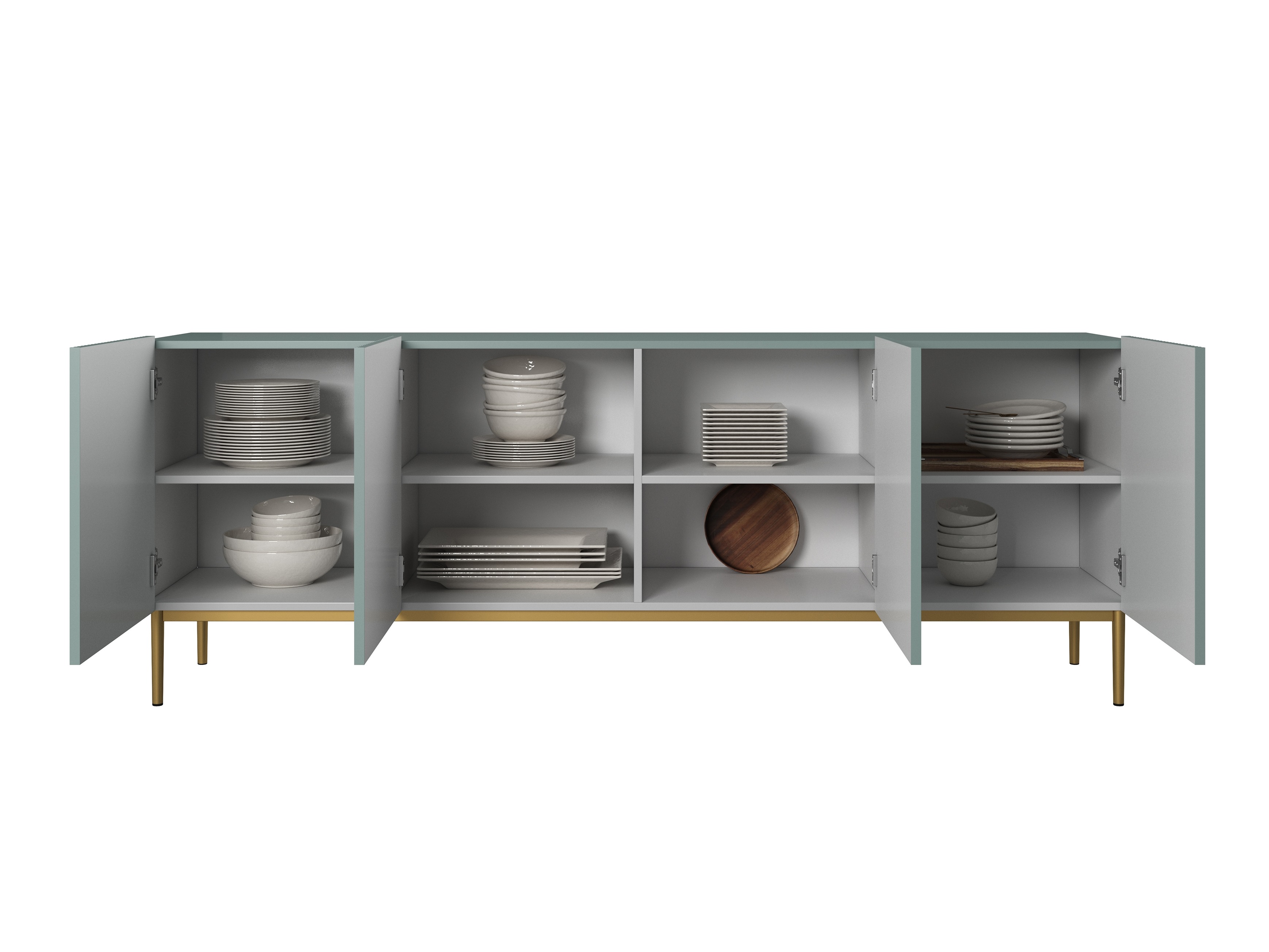 Skapis Melfelu 114 (Tirkīzs)