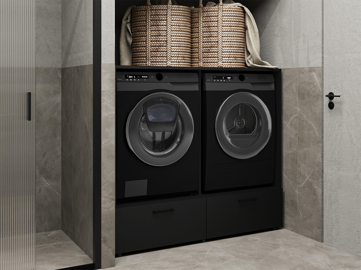 Vannas istabas plaukts Austin 368 (Melns)