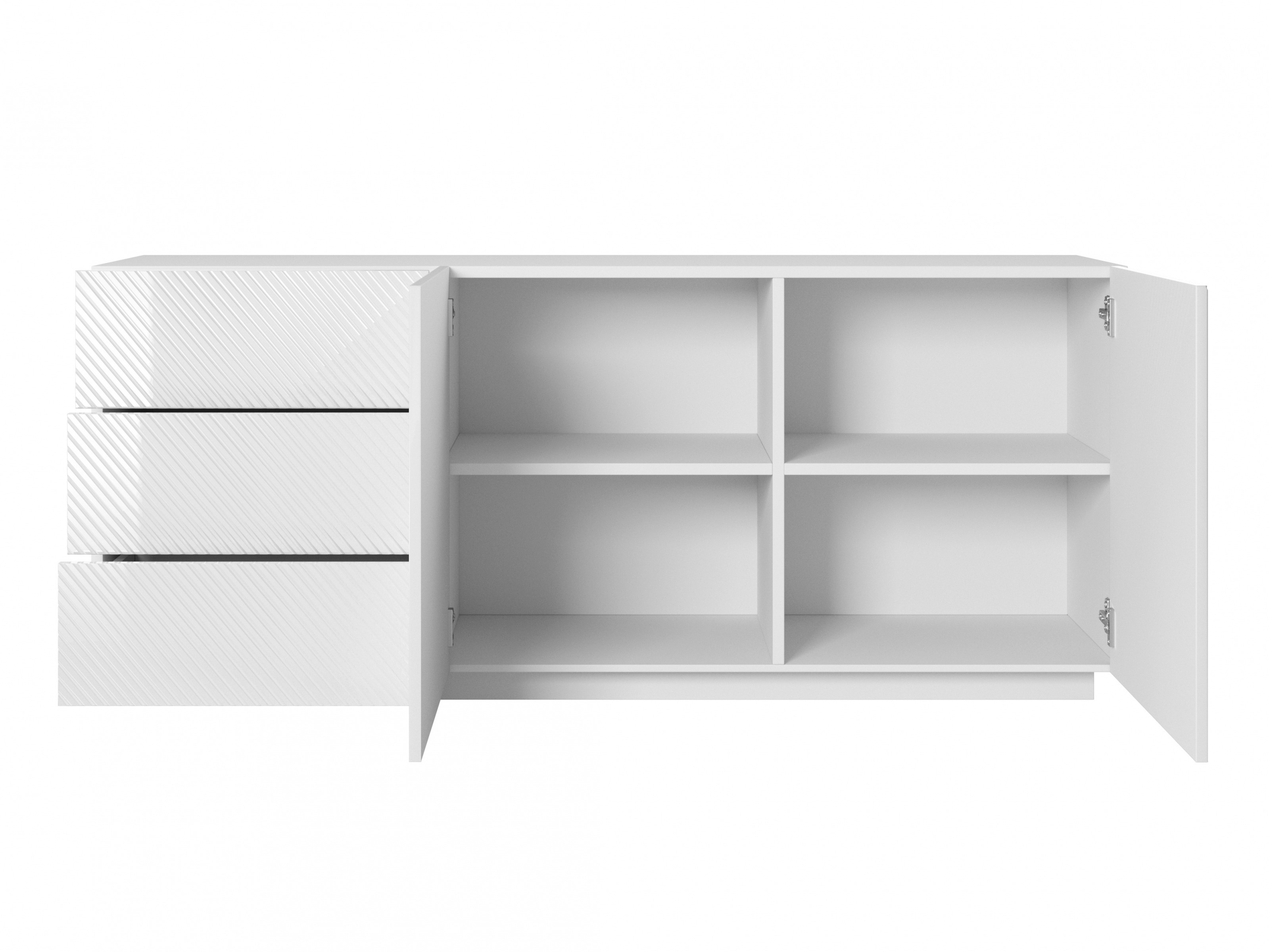 Kumode Dortivi 113 (Glancēts balts)