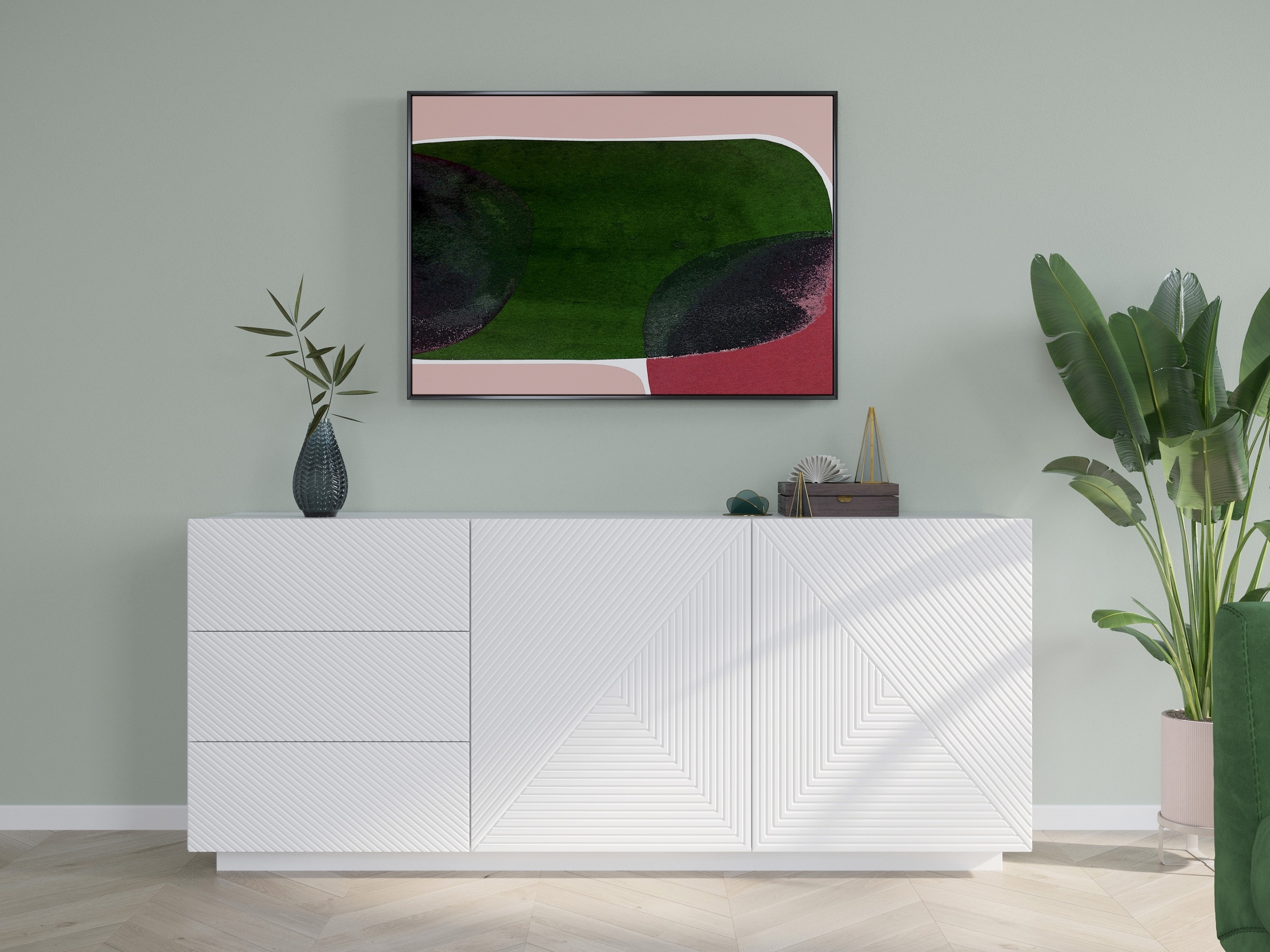 Kumode Dortivi 113 (Matēts balts)