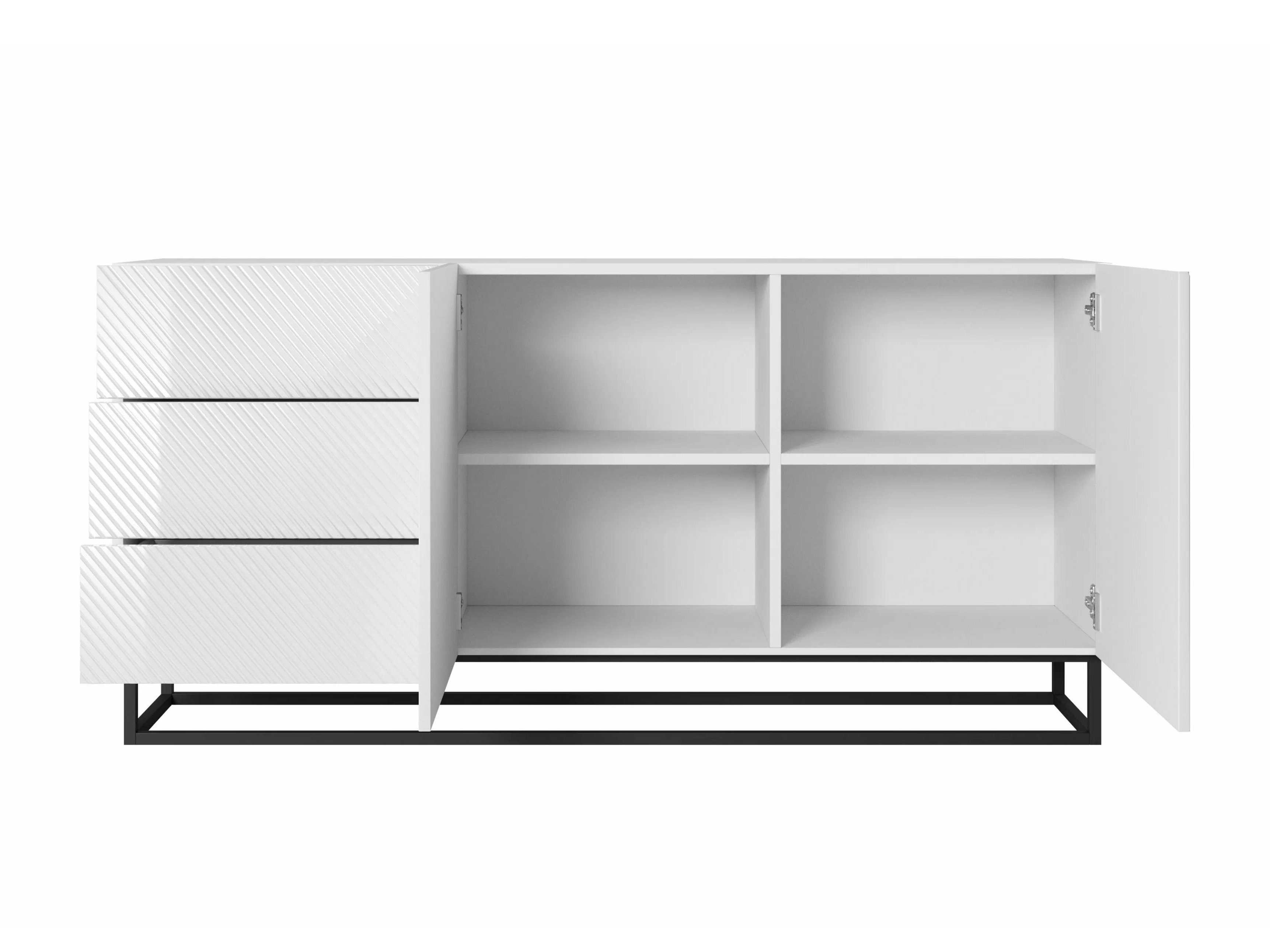 Kumode Dortivi 114 (Glancēts balts)