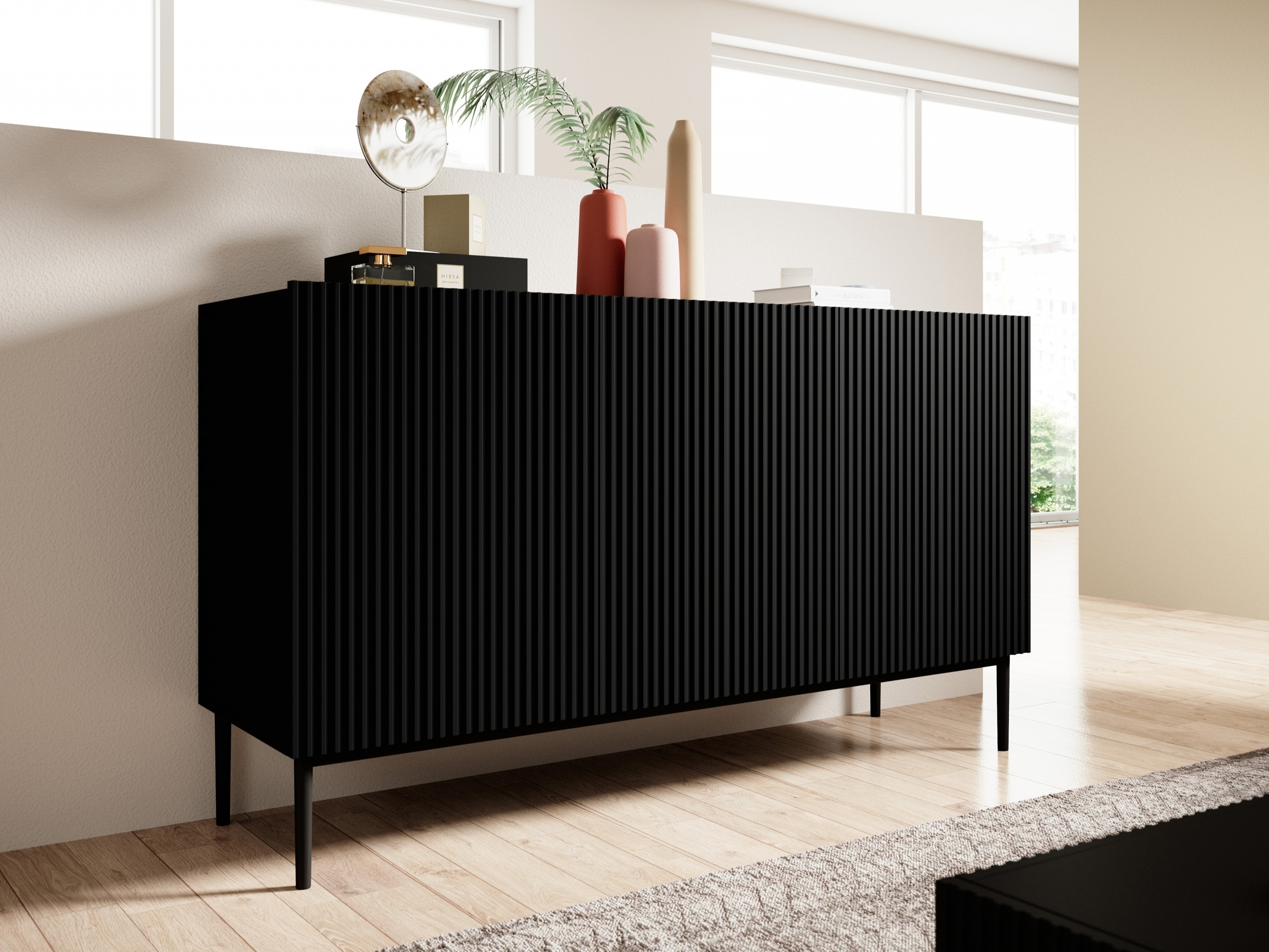 Шкафчик Melfelu 115 (Чёрный)