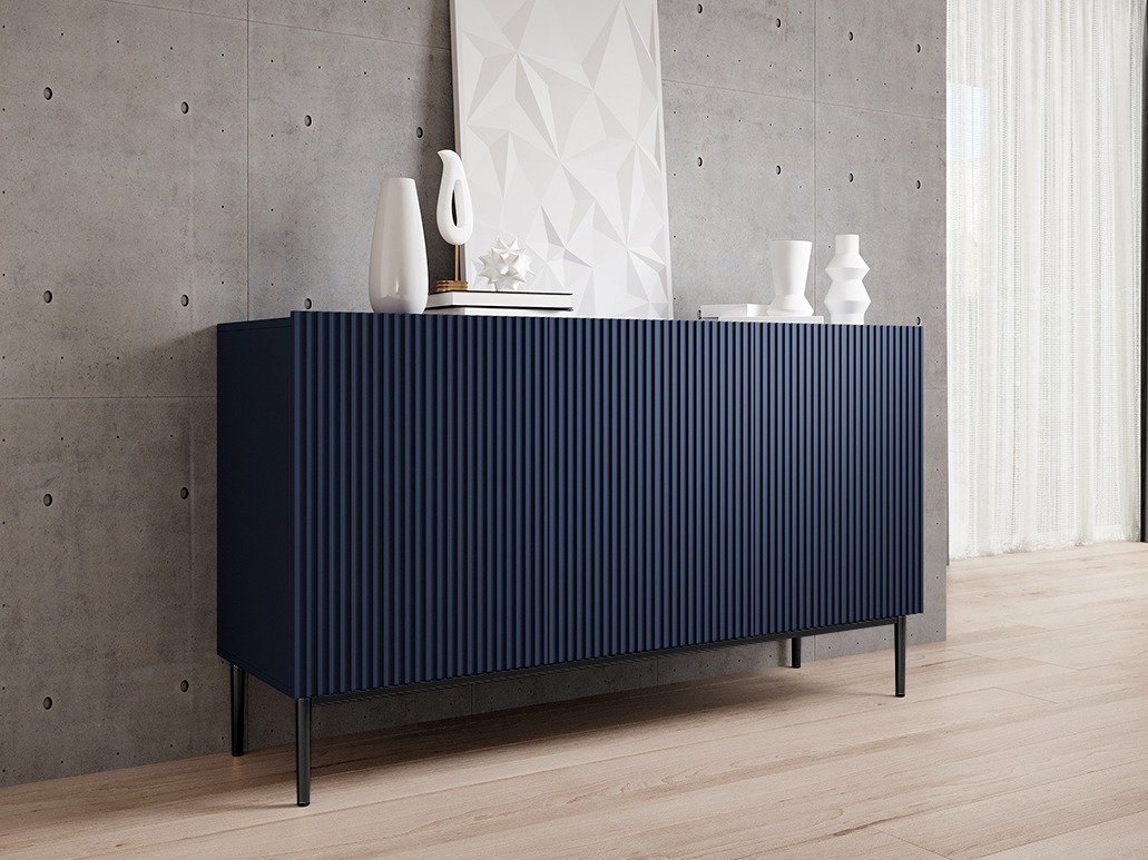 Skapis Melfelu 115 (Melns)