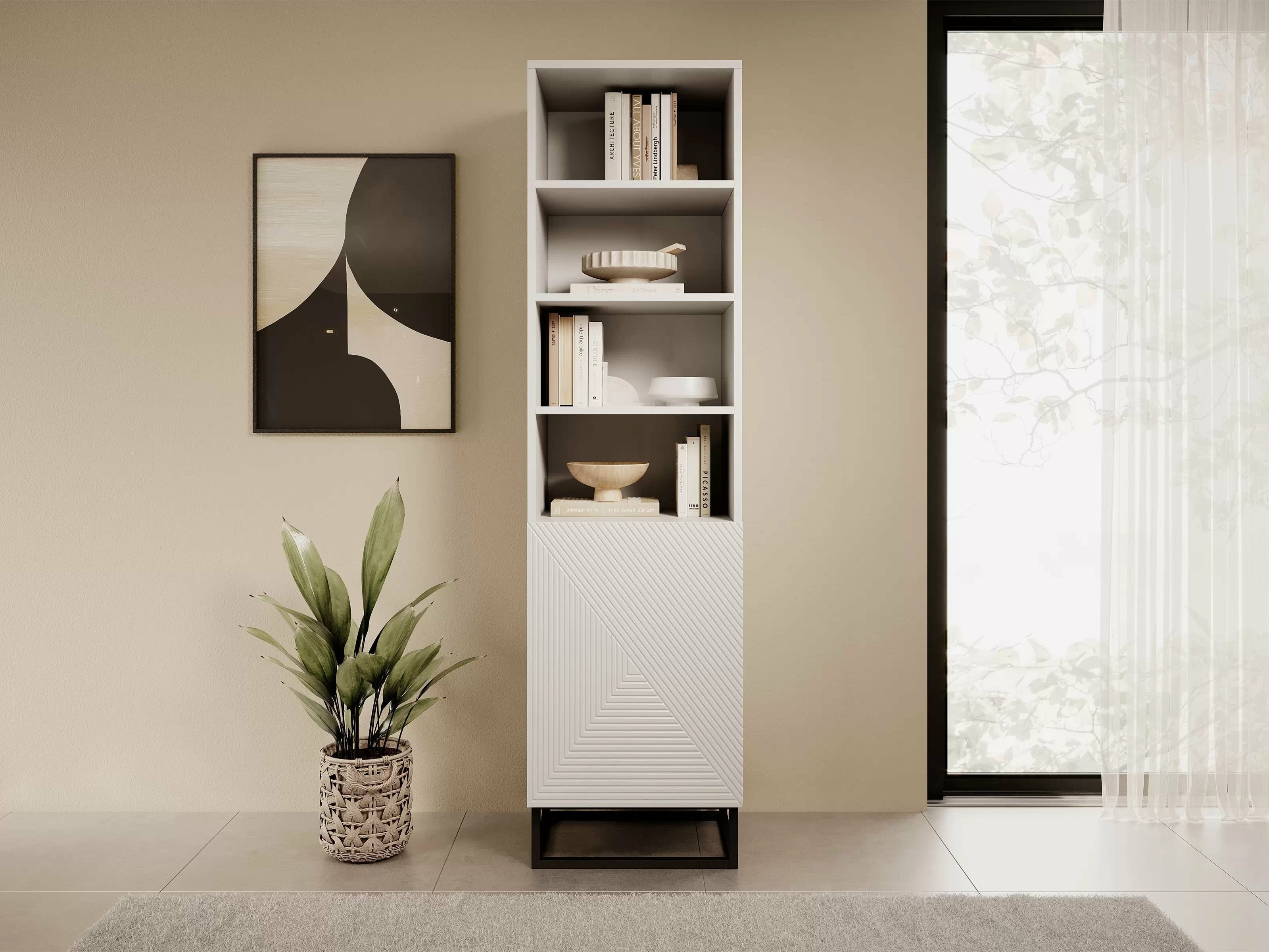 Plaukts Dortivi 116 (Matēts balts)