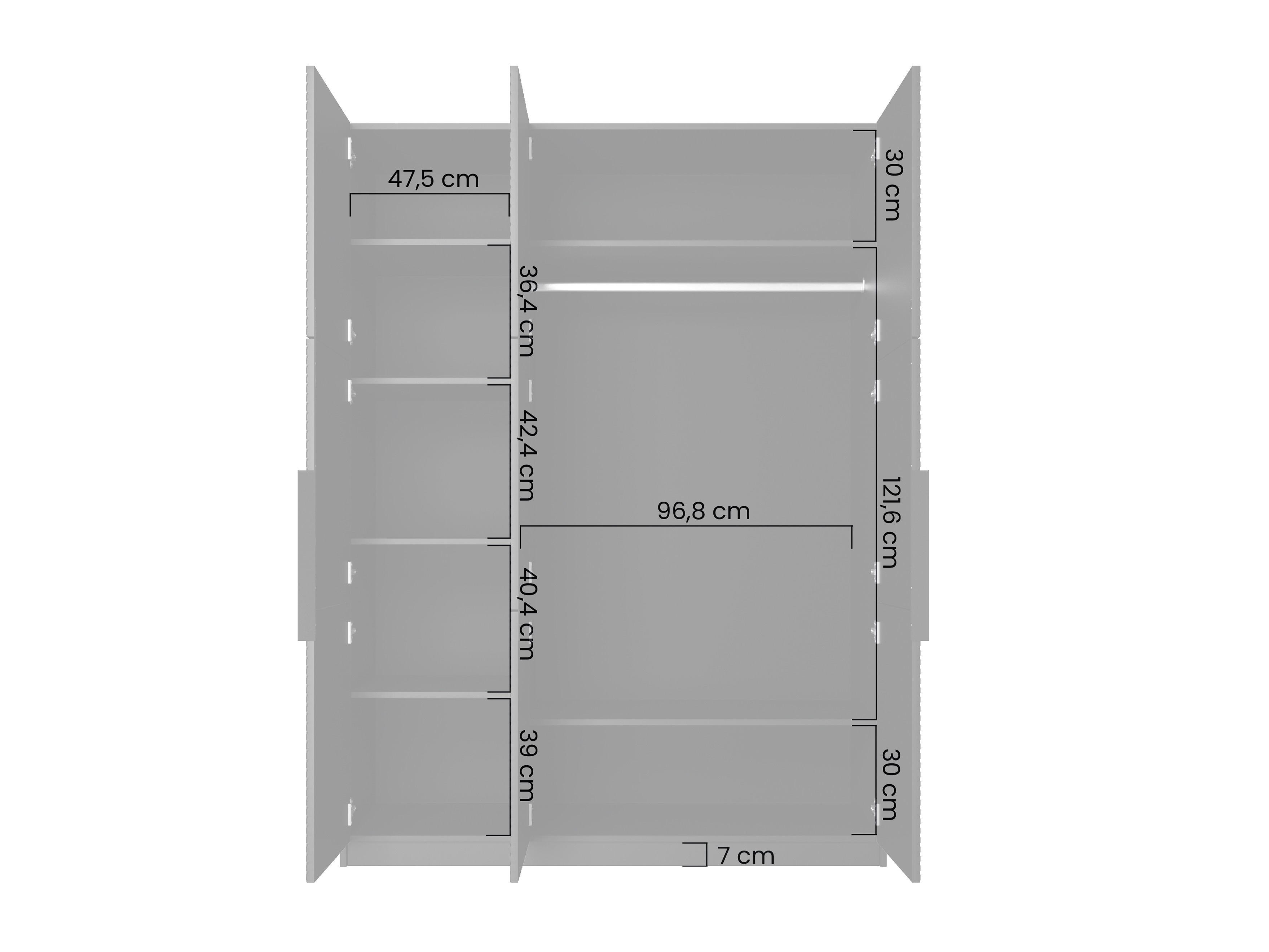 Шкаф Dortivi 118 (Кашемир)