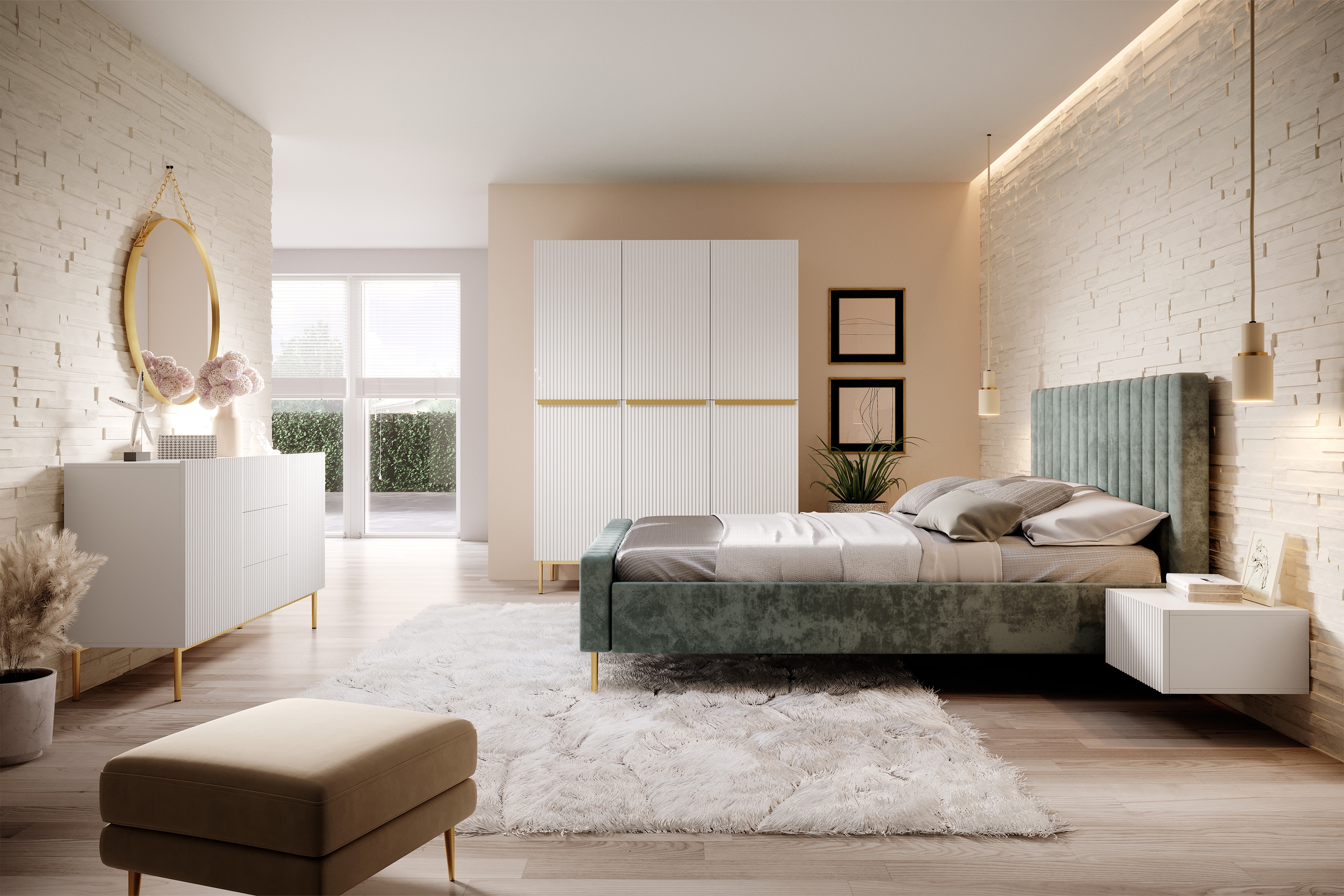 Skapis Melfelu 118 (Balts)