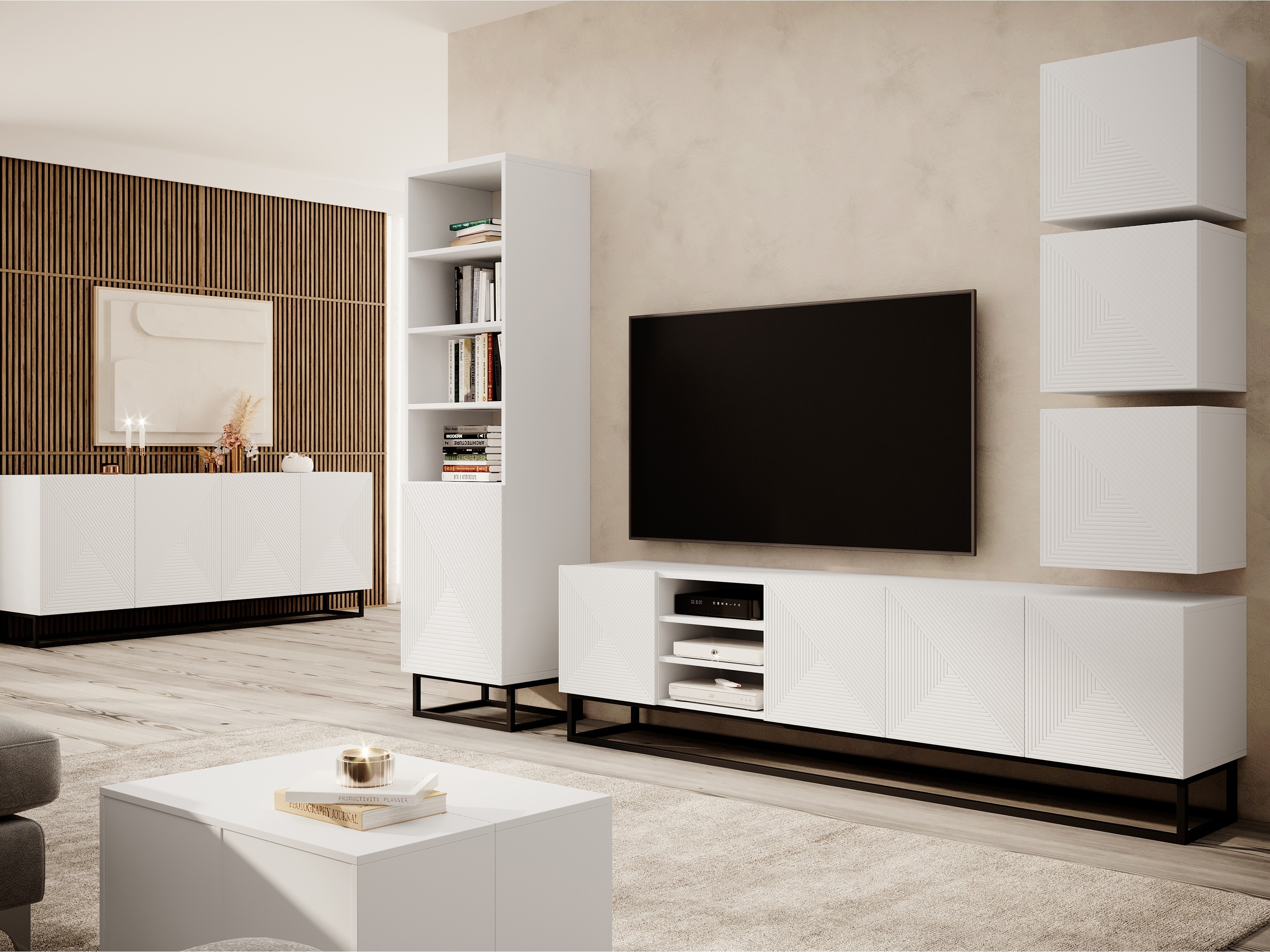 Стеллаж Dortivi 116 (Матовый белый)