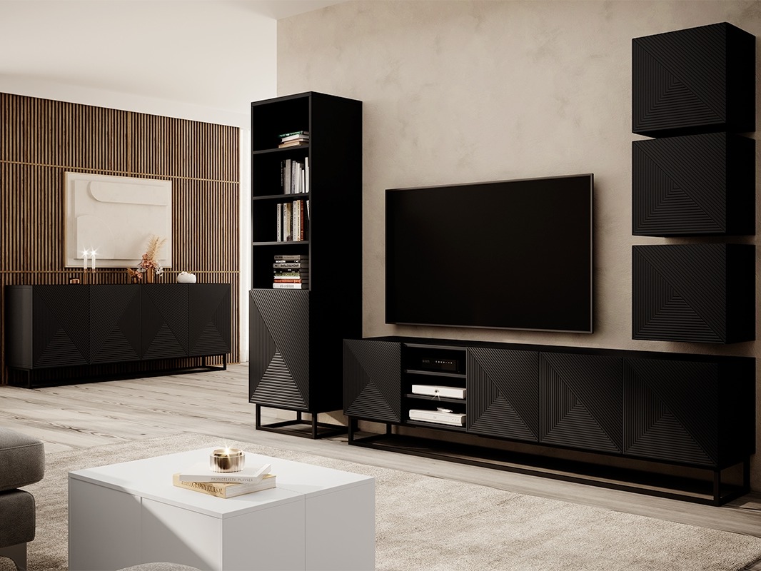 Стеллаж Dortivi 116 (Матовый черный)