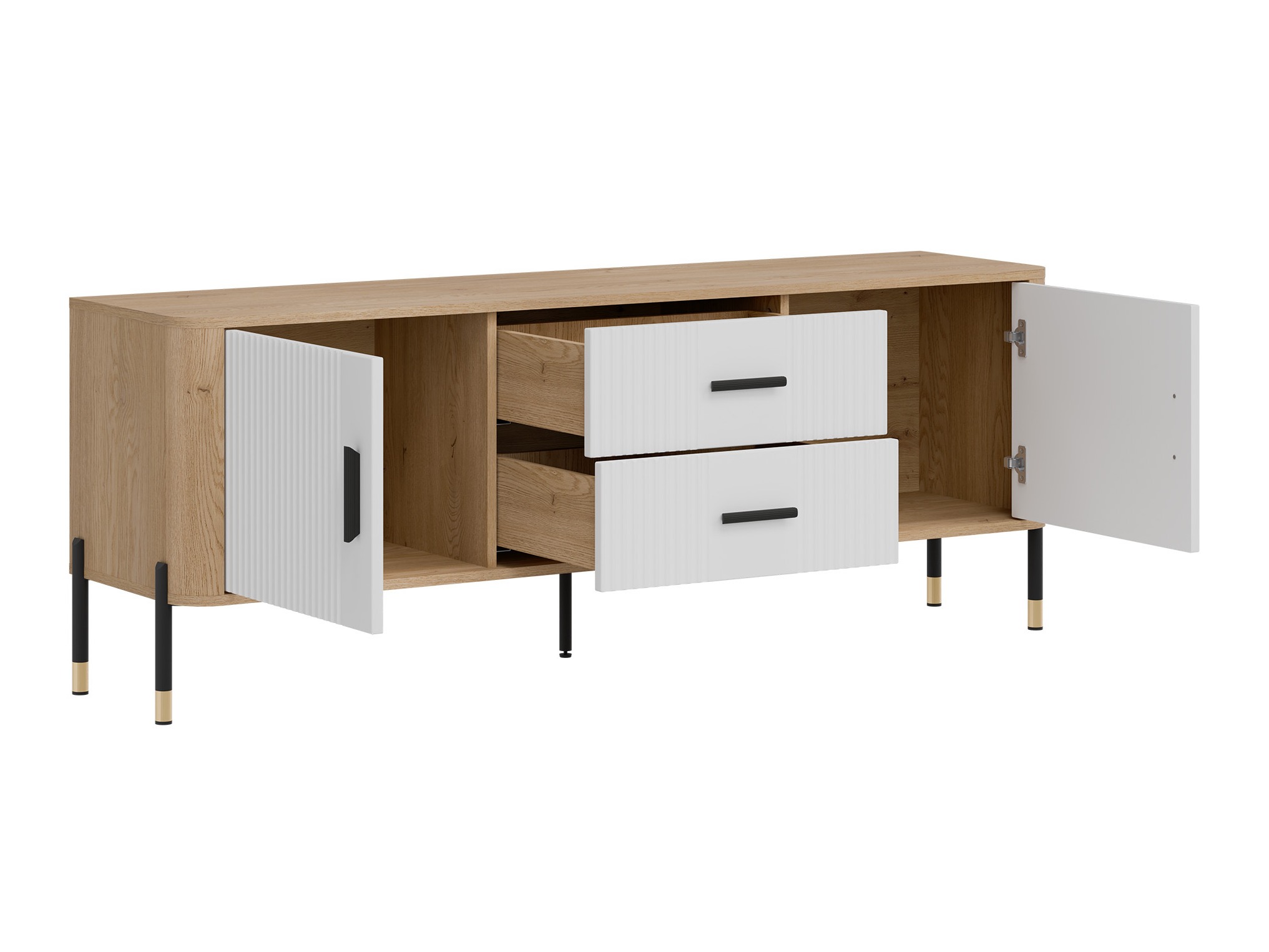 TV galds Flosora 103 (Balts)