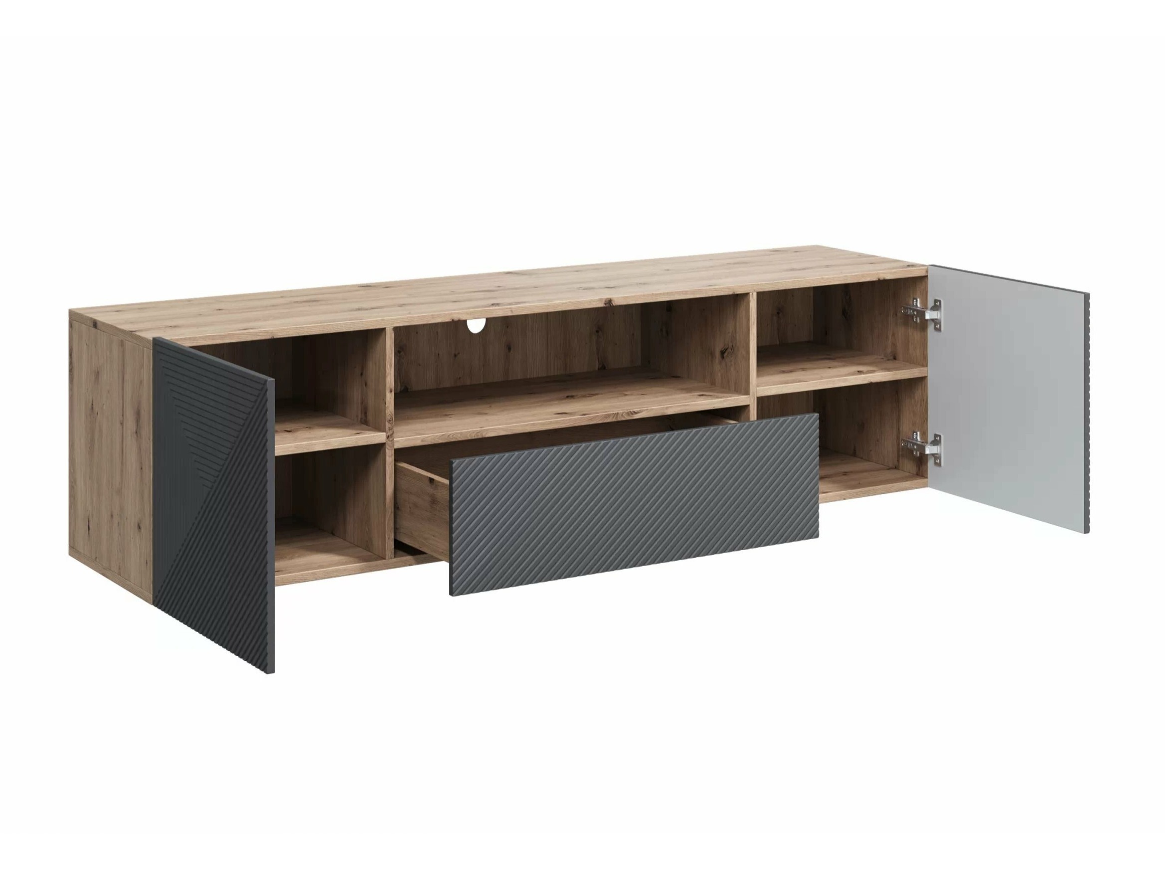 Набор для гостиной Dortivi 122 (Artisan дуб + Матовый серый)