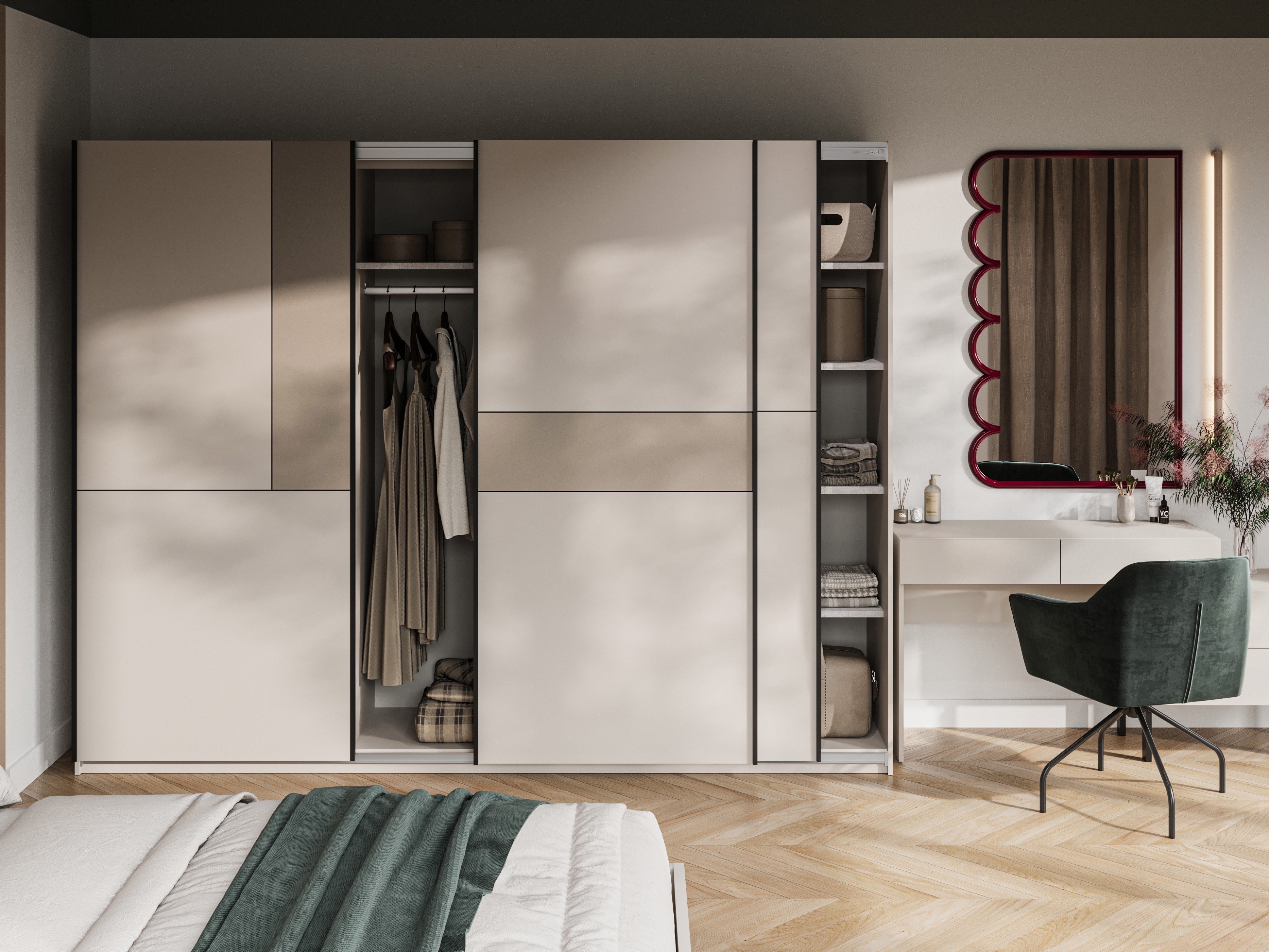 Шкаф Austin 370 (Кашемир + Congo)