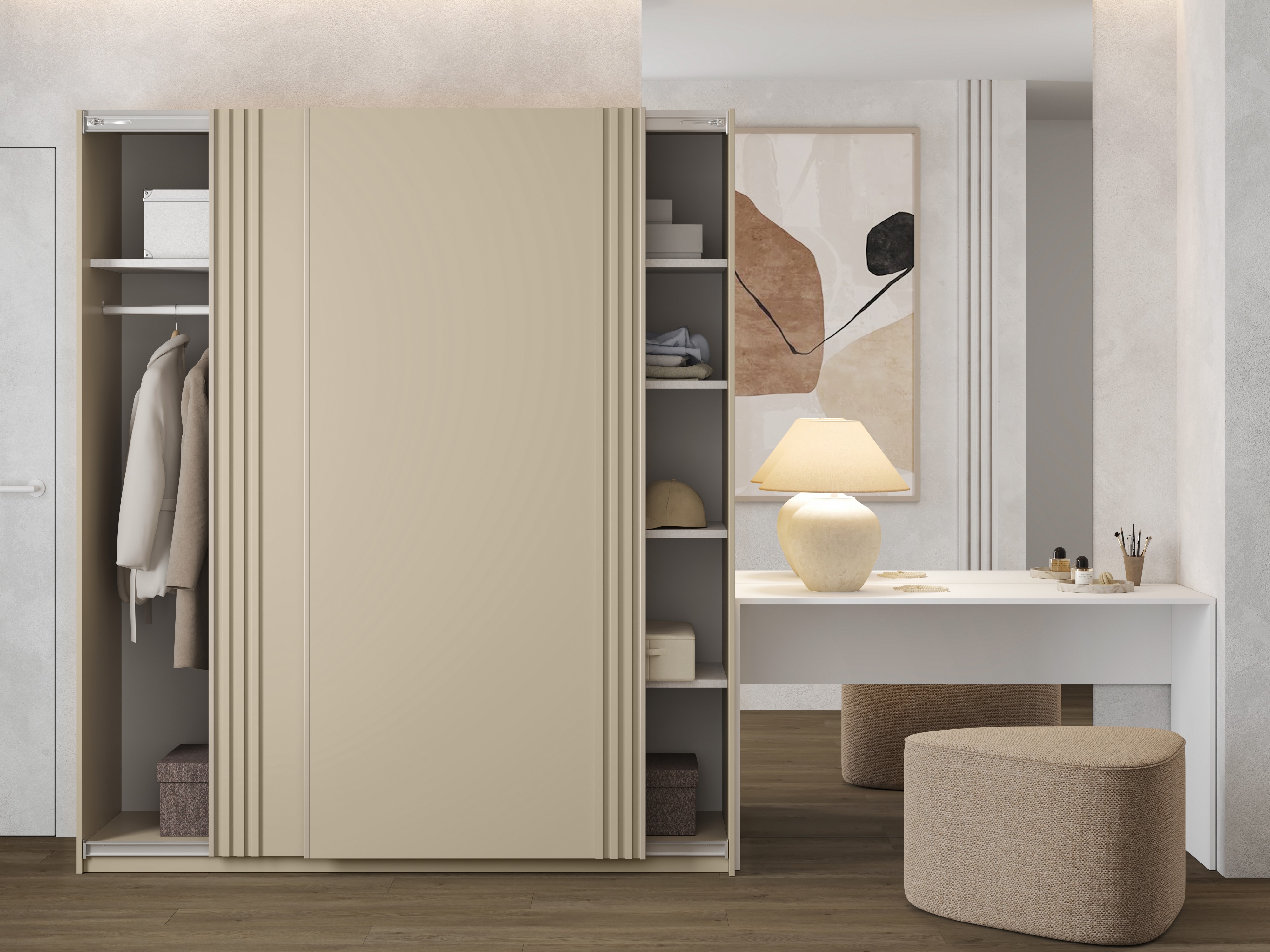 Skapis Austin 372 (Bēšs)