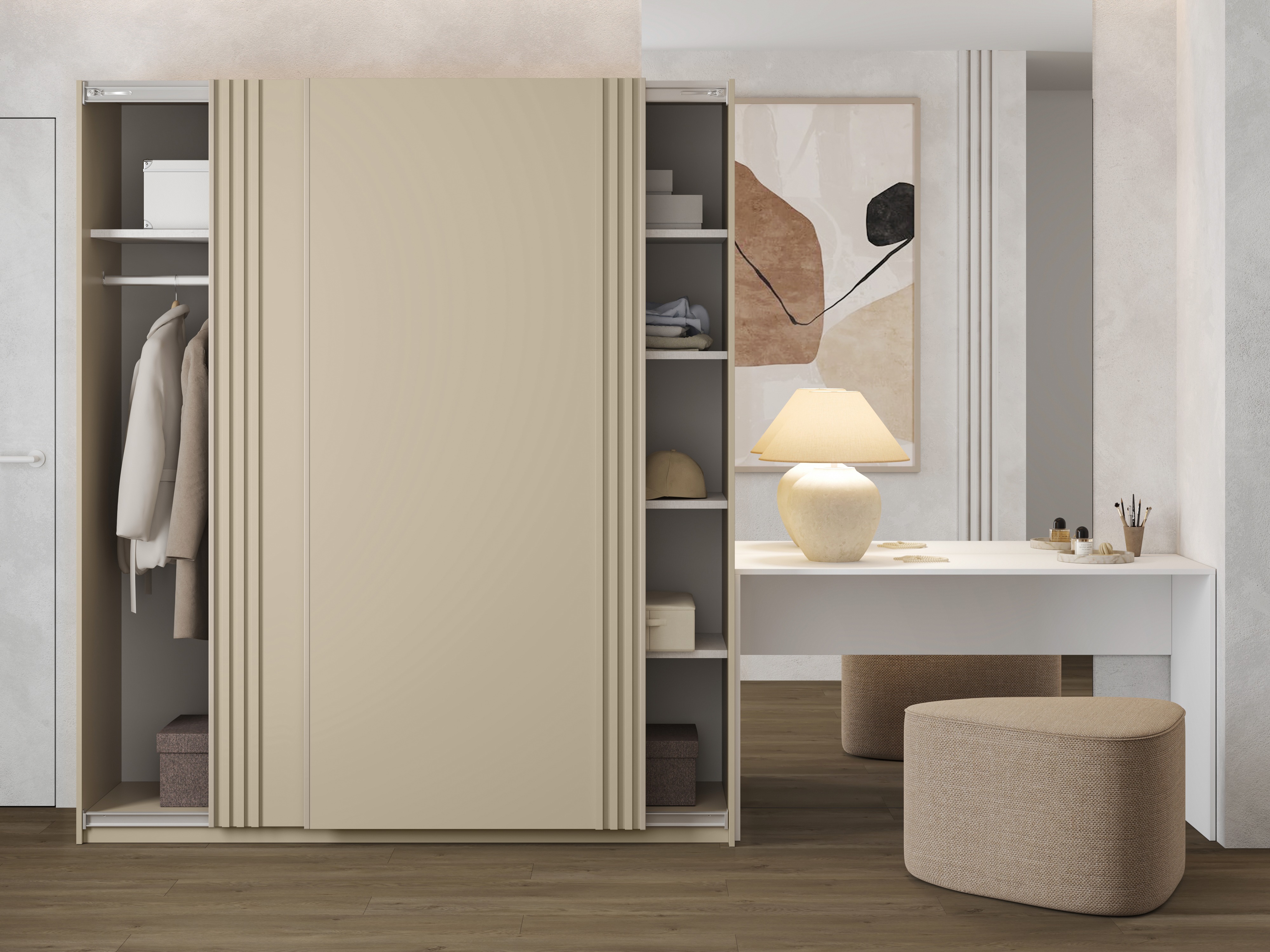 Skapis Austin 372 (Bēšs)