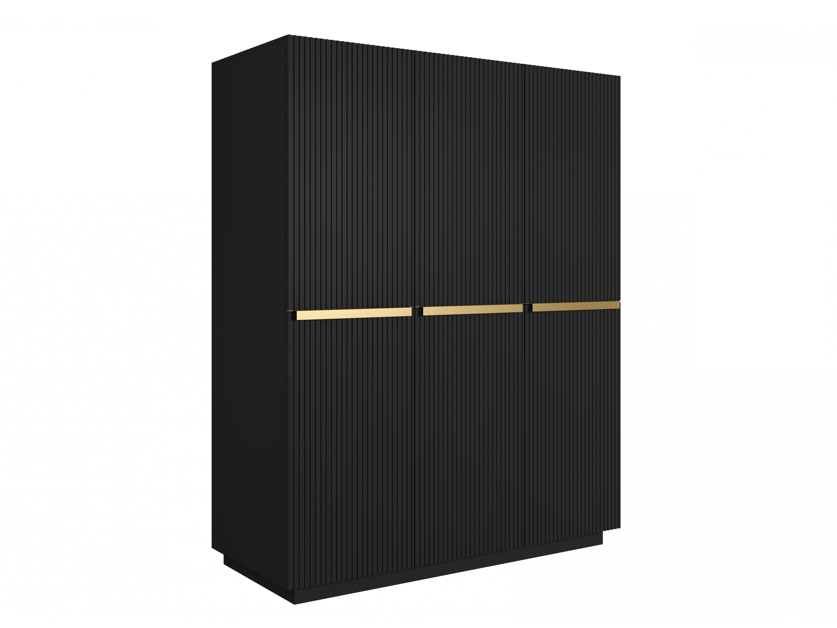 Skapis Melfelu 120 (Melns)