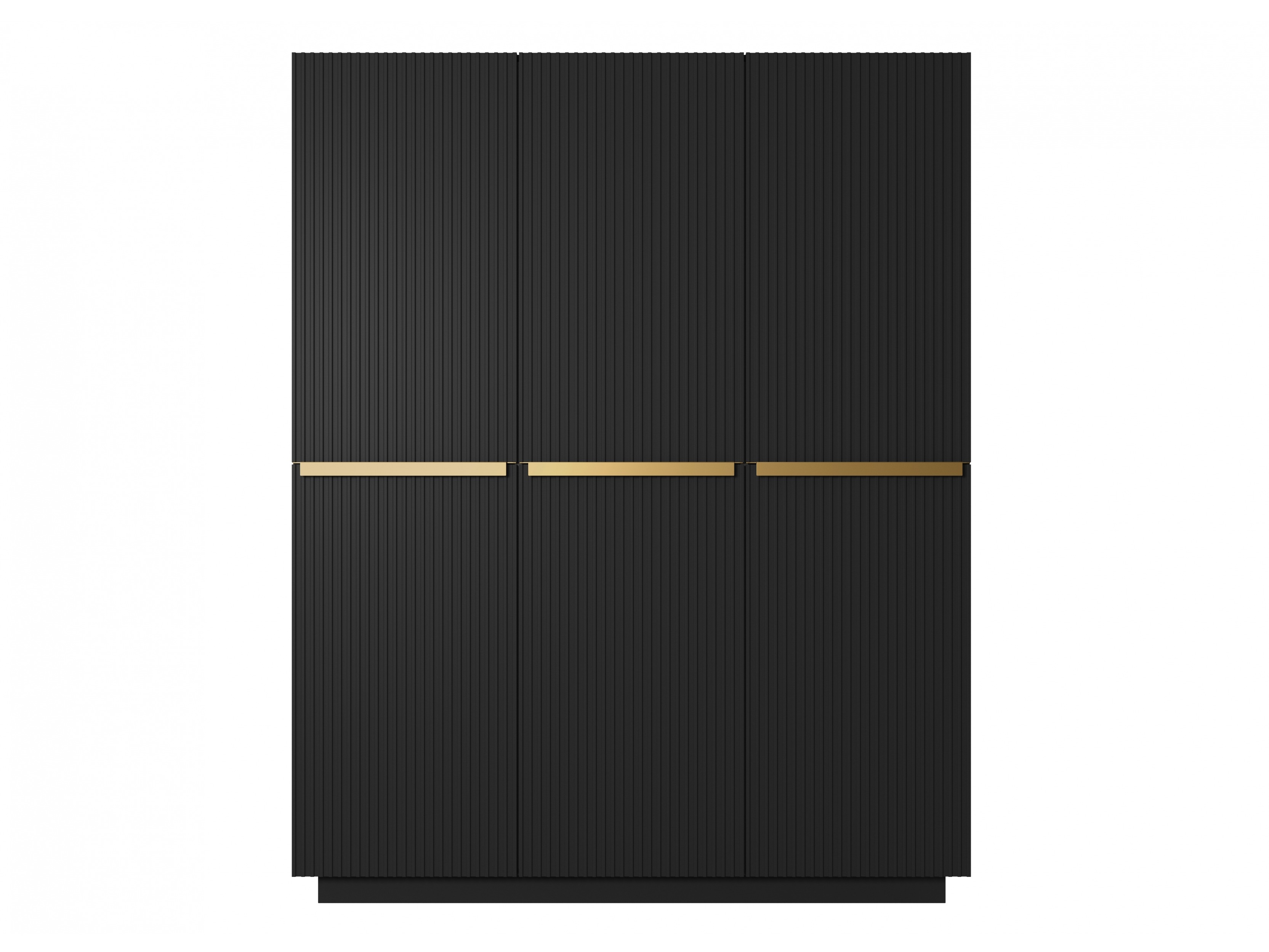 Skapis Melfelu 120 (Melns)