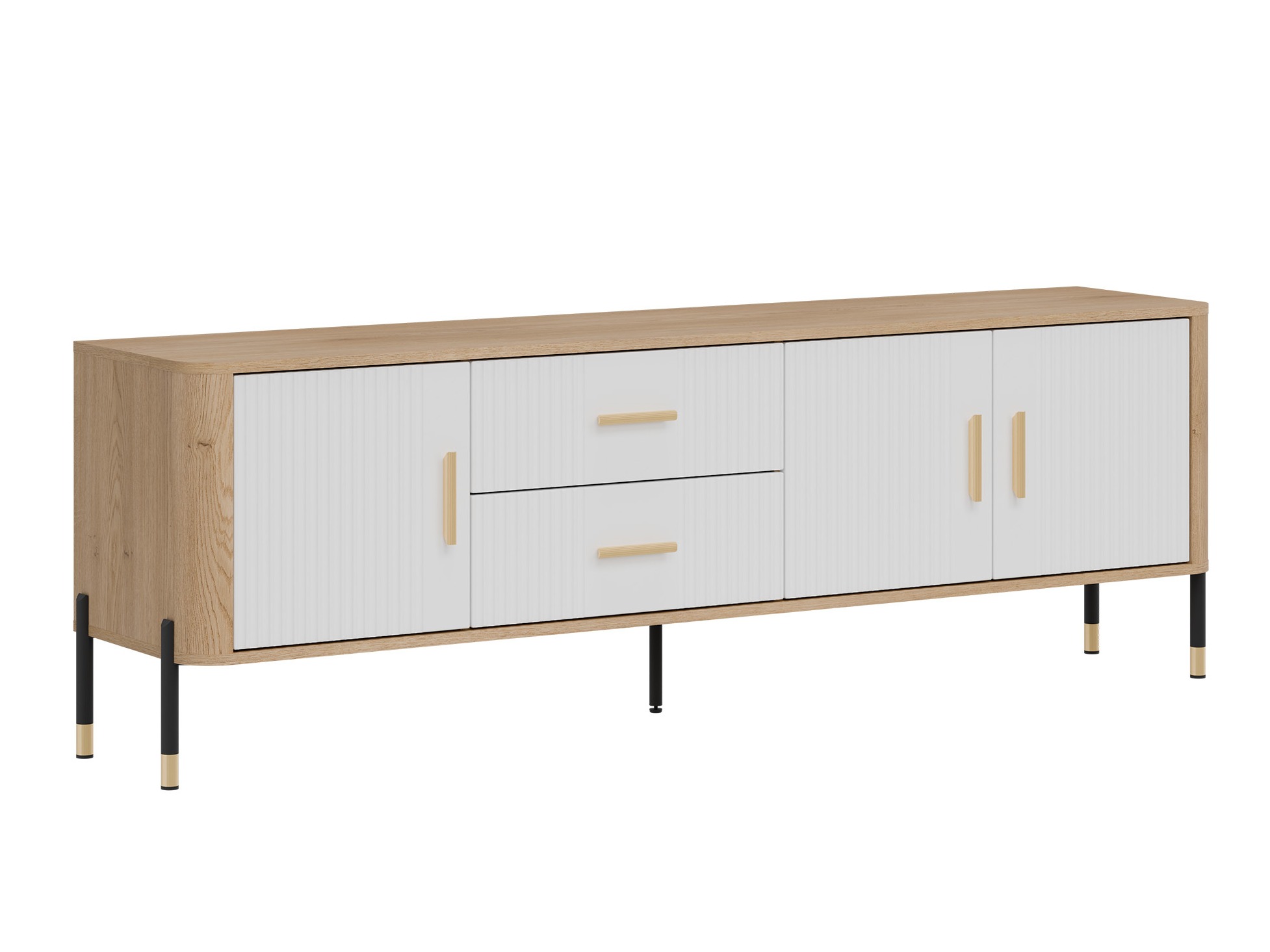 TV galds Flosora 105 (Balts)