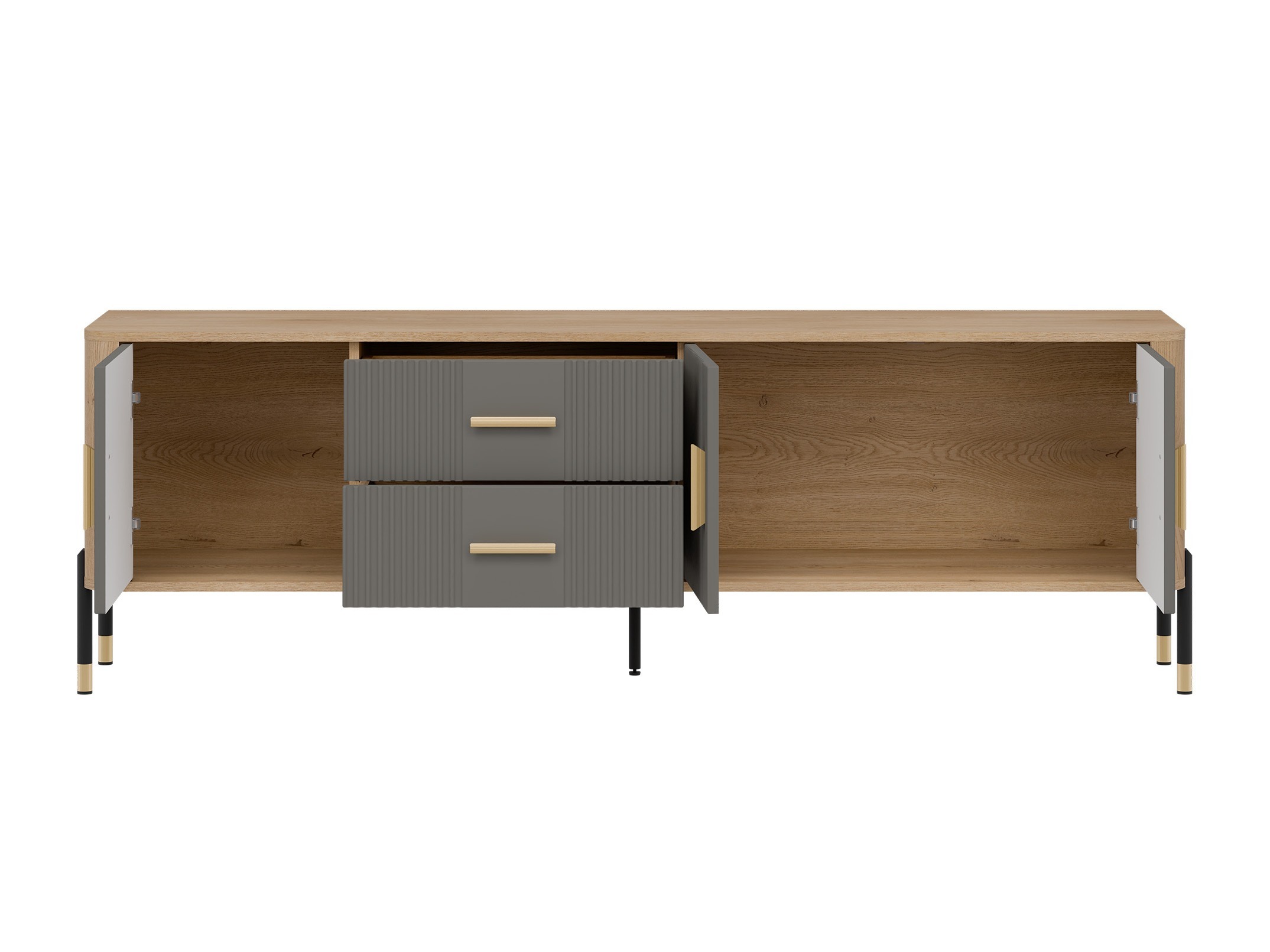 TV galds Flosora 105 (Pelēks)