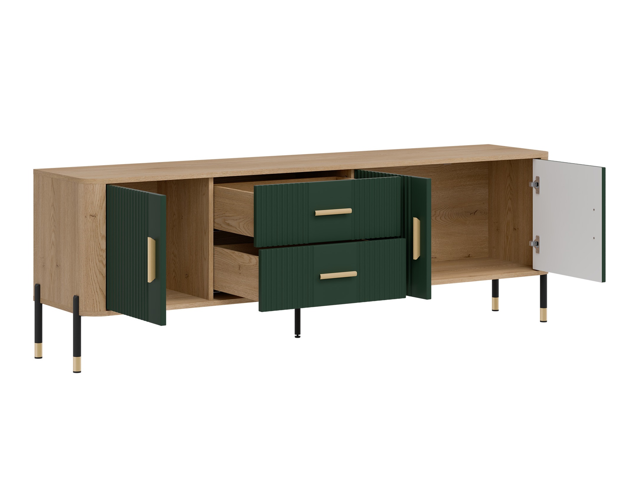 TV galds Flosora 105 (Zaļš)